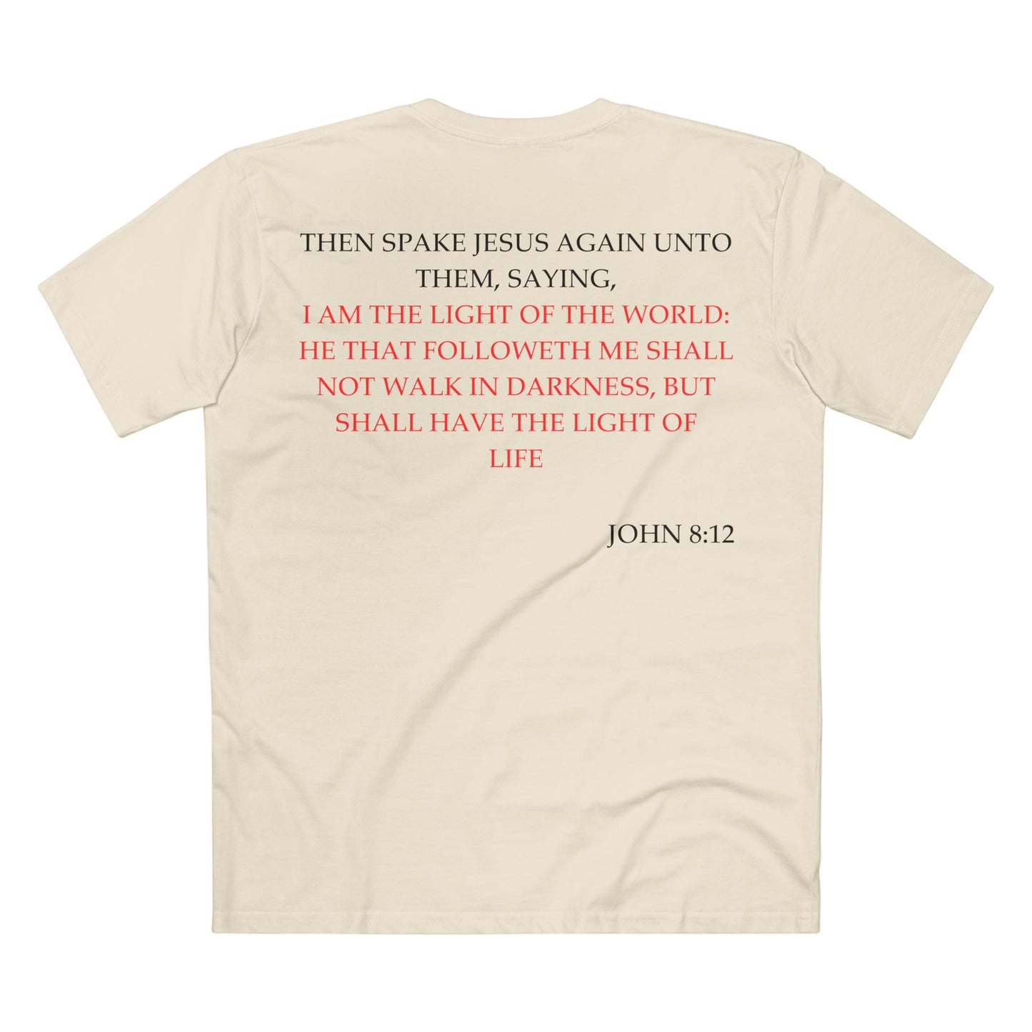 John 8:12 - Crewneck T-shirt