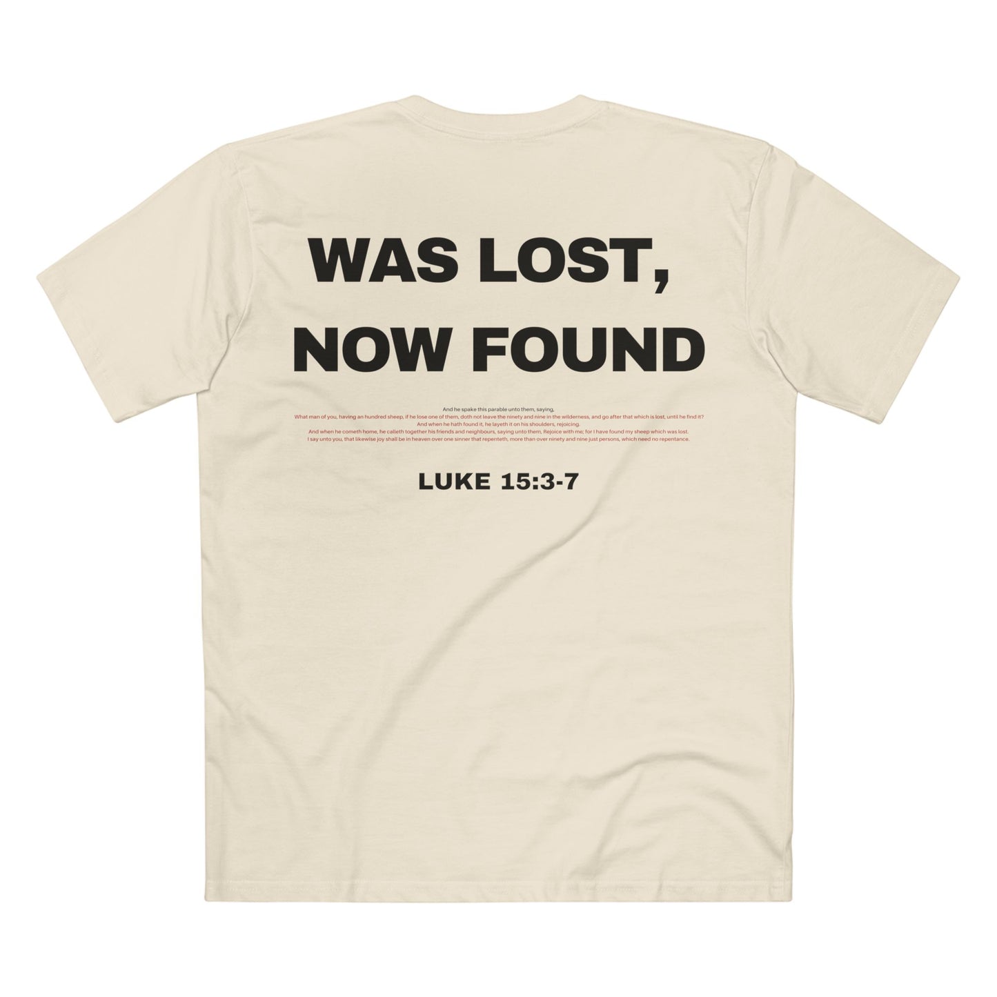 Luke 15:3-7 - Crewneck T-shirt (Custom)