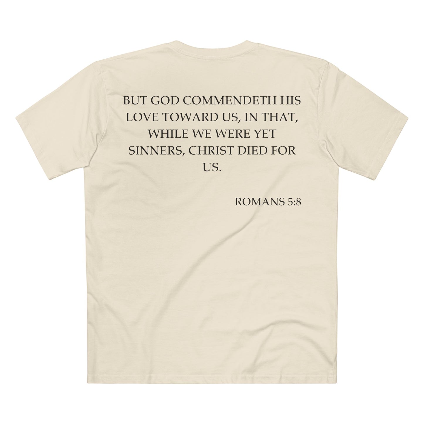 Romans 5:8 - Crewneck T-shirt