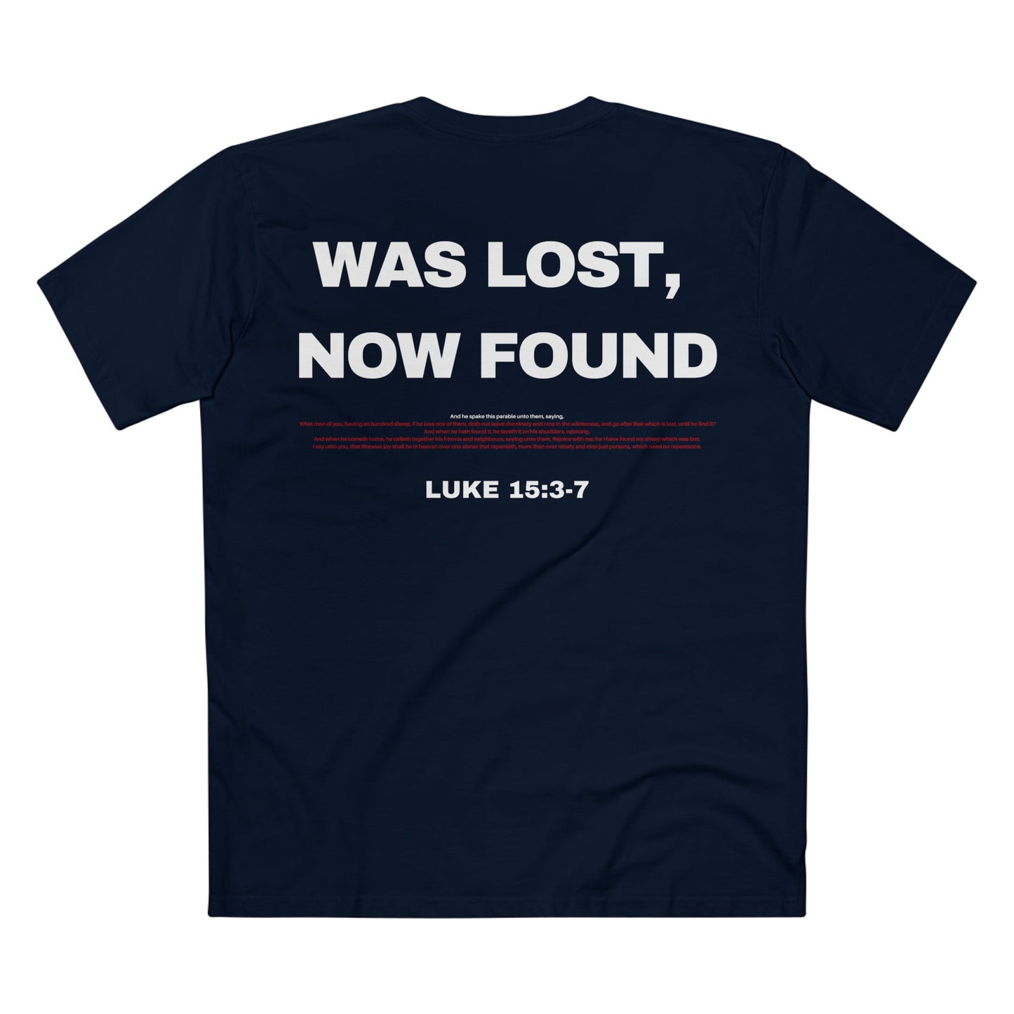 Luke 15:3-7 - Crewneck T-shirt (Custom)