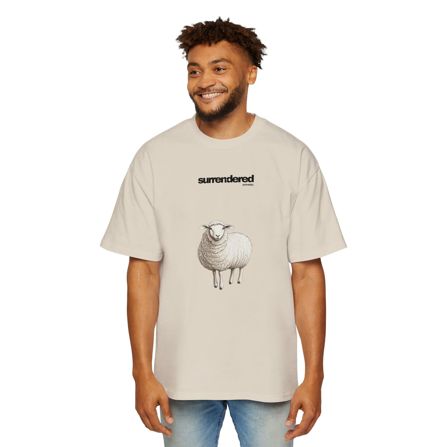Luke 15:3-7 - Heavy Oversized Tee (Custom)