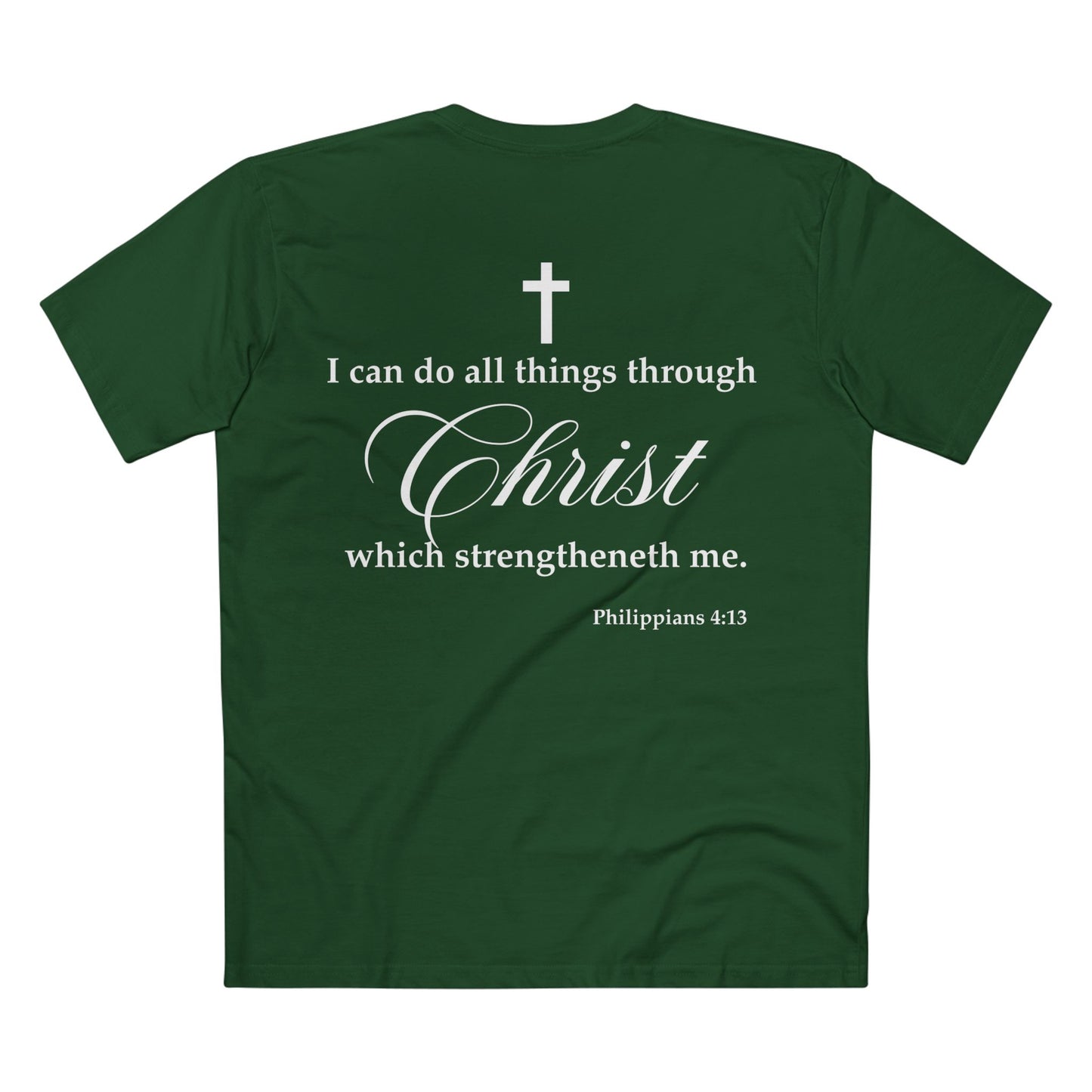 Philippians 4:13 - Crewneck T-shirt (Custom)