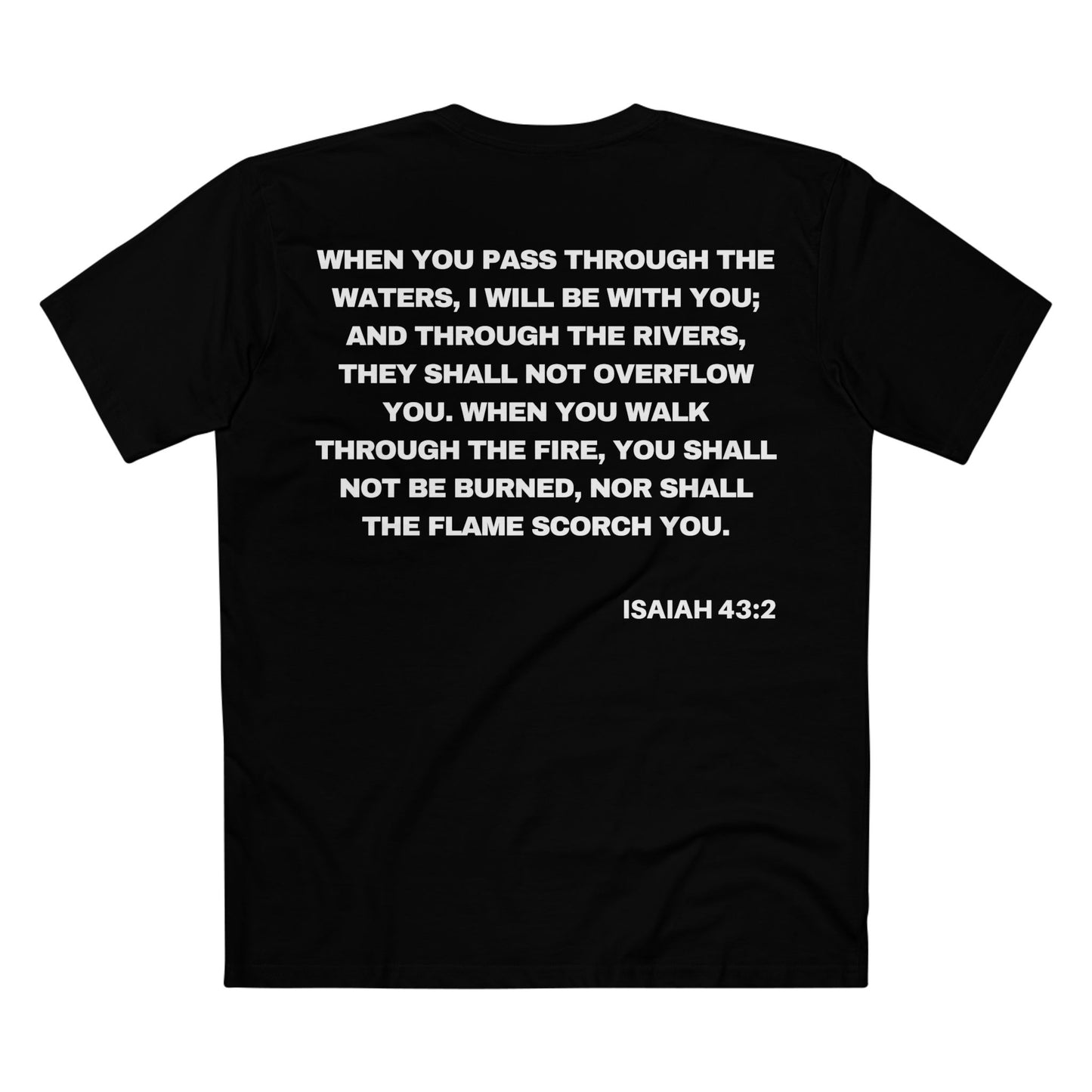 Isaiah 43:2 - Crewneck T-shirt