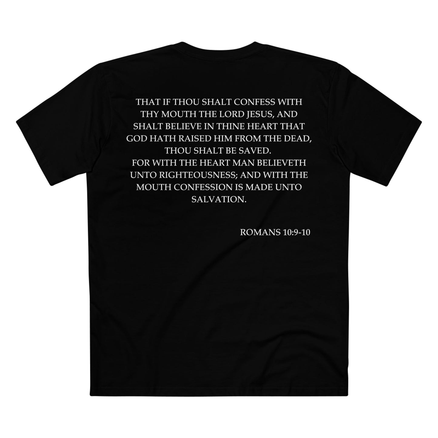 Romans 10:9-10 - Crewneck T-shirt