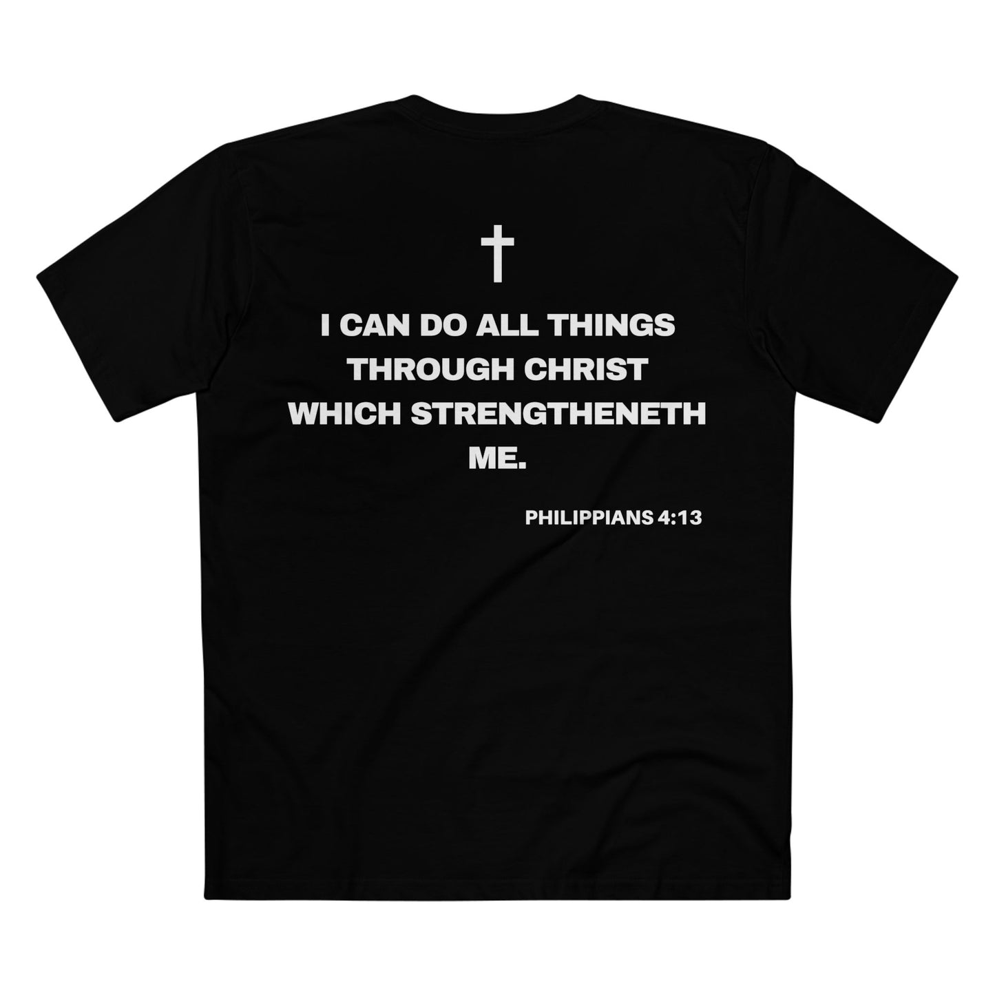 Philippians 4:13 - Crewneck T-shirt (Custom)