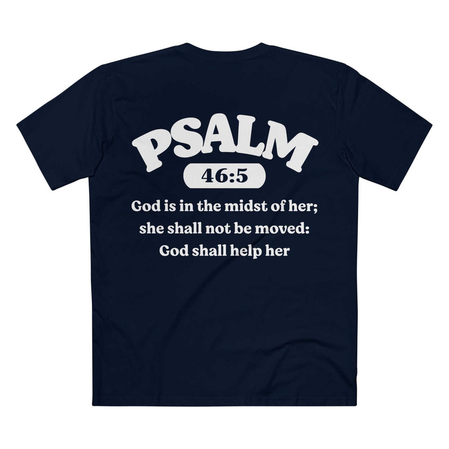 Psalm 46:5 - Crewneck T-shirt (Custom)