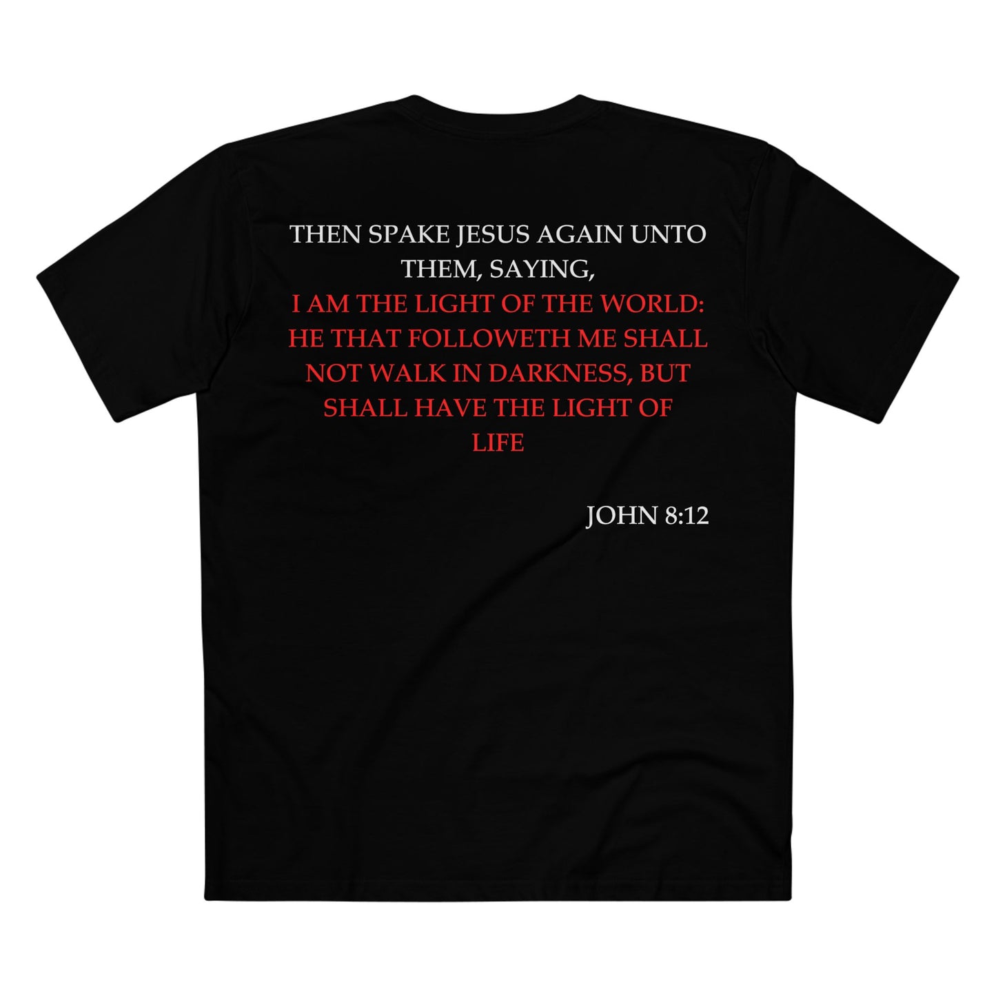 John 8:12 - Crewneck T-shirt