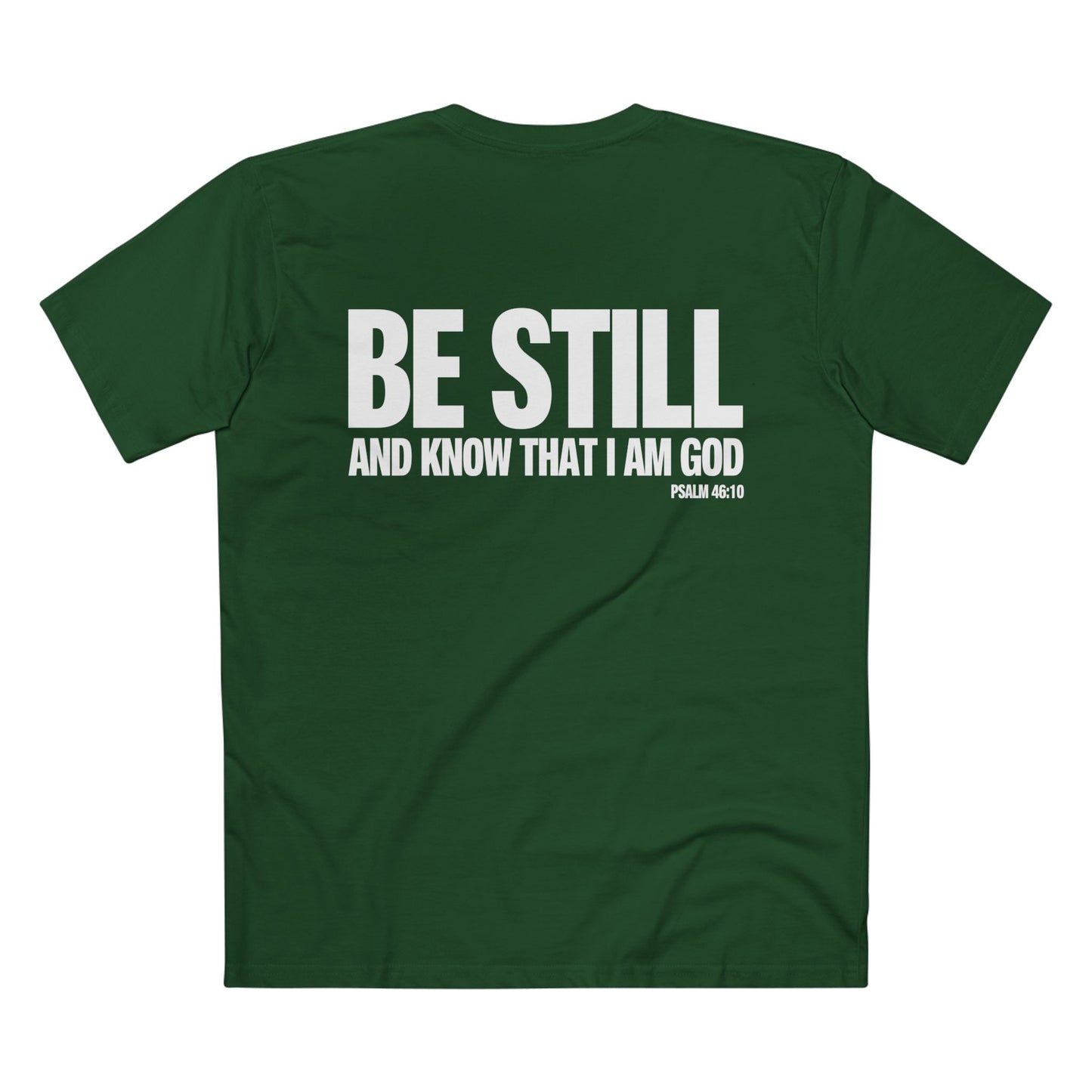 Psalm 46:10 - Crewneck T-shirt (Custom)