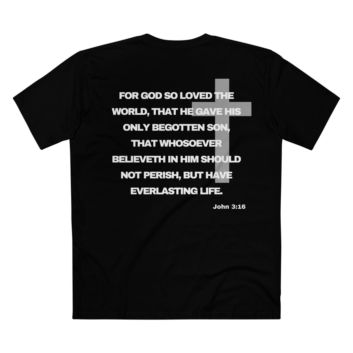 John 3:16 - Crewneck T-shirt (Custom)
