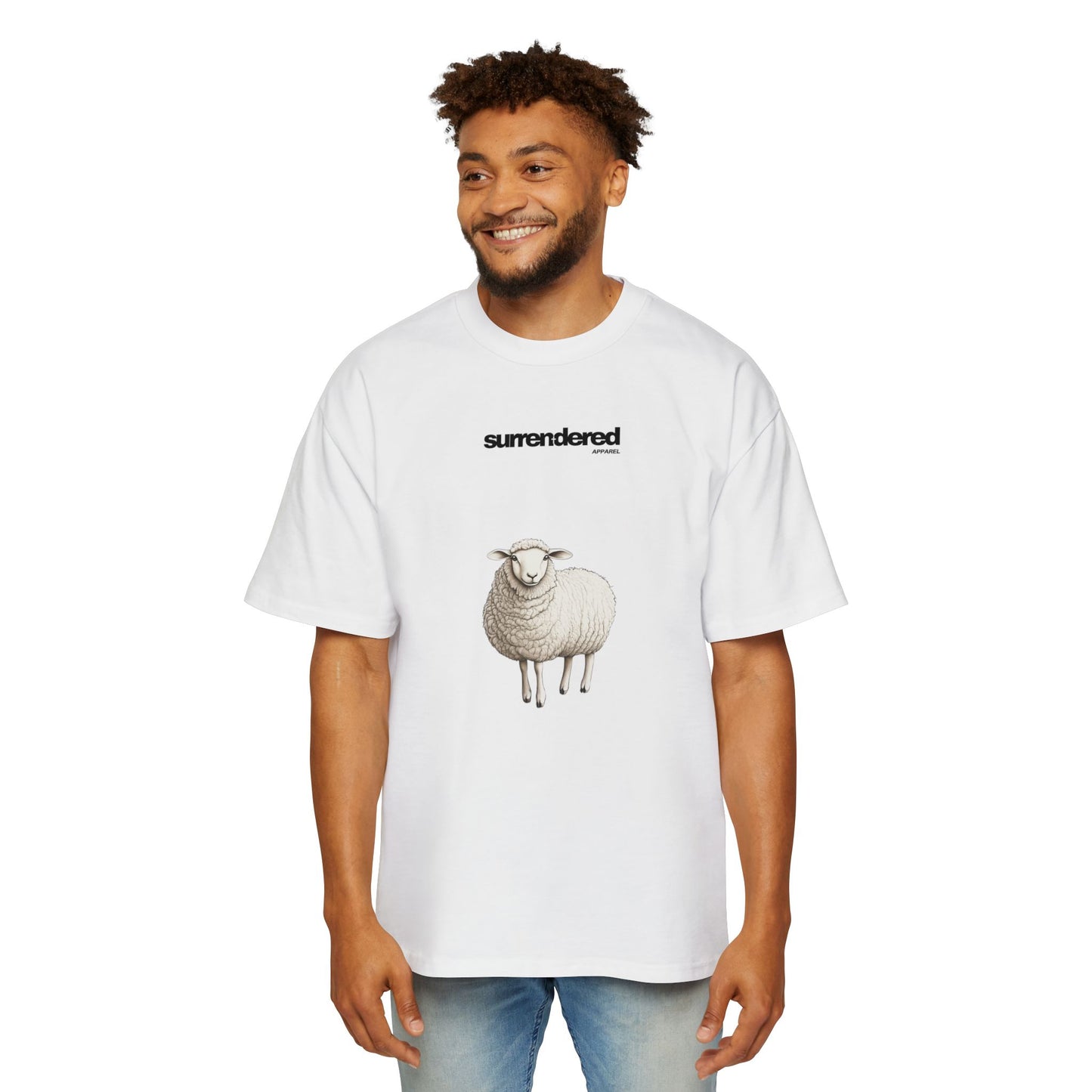 Luke 15:3-7 - Heavy Oversized Tee (Custom)