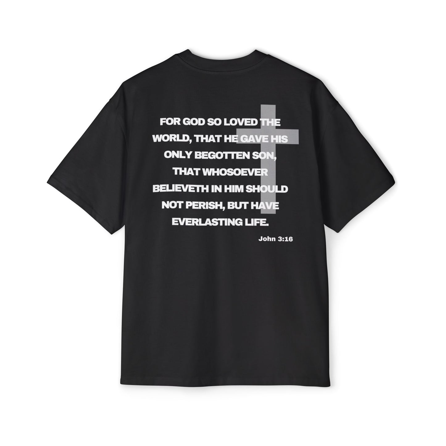 John 3:16 - Heavy Oversized Tee (Custom)