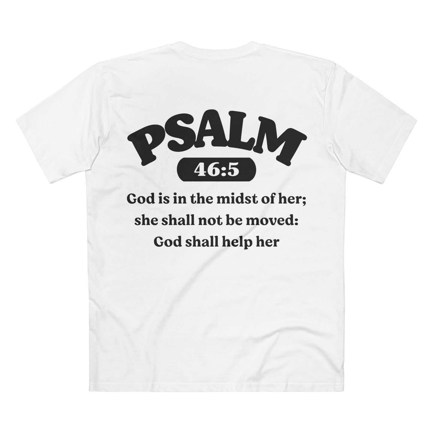 Psalm 46:5 - Crewneck T-shirt (Custom)