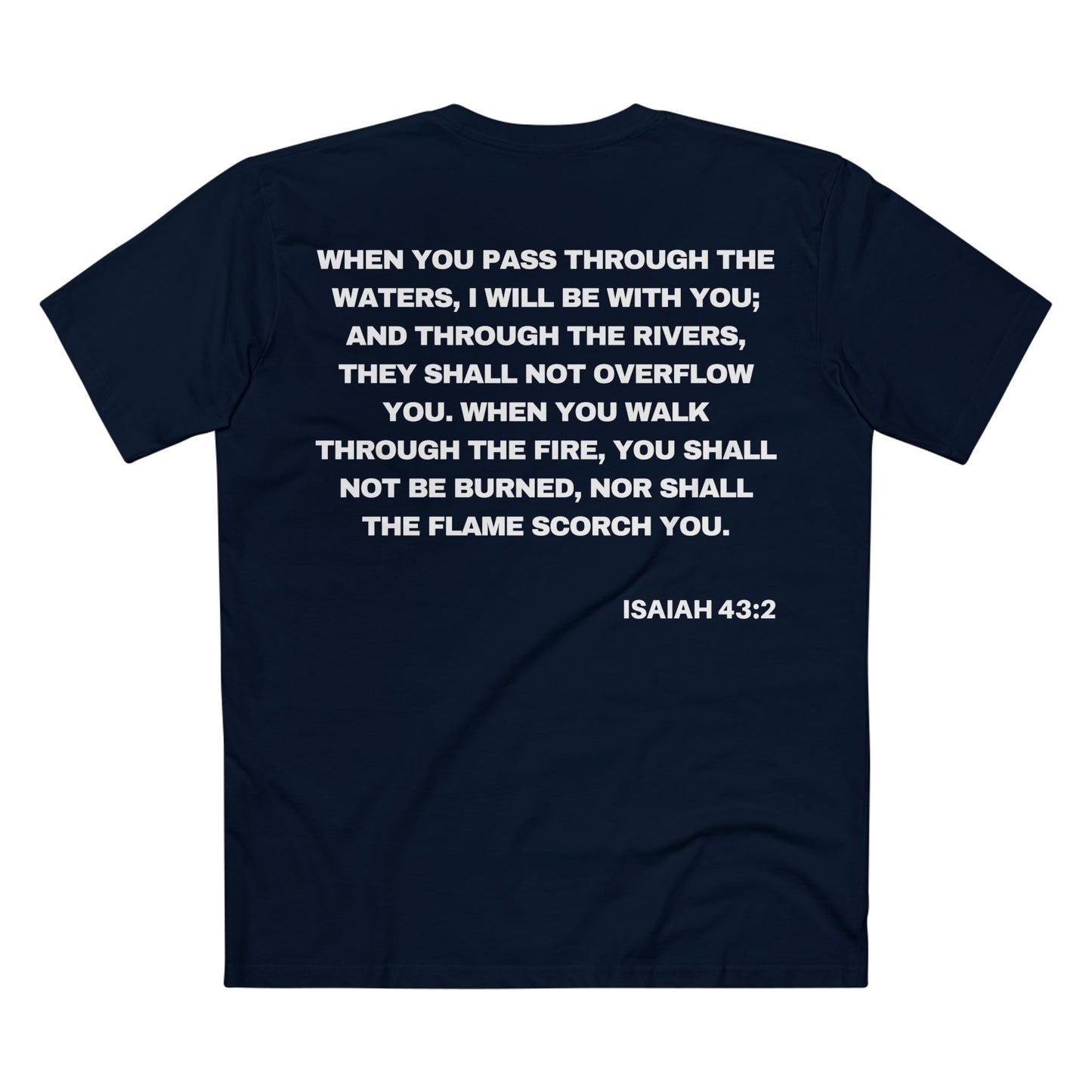 Isaiah 43:2 - Crewneck T-shirt