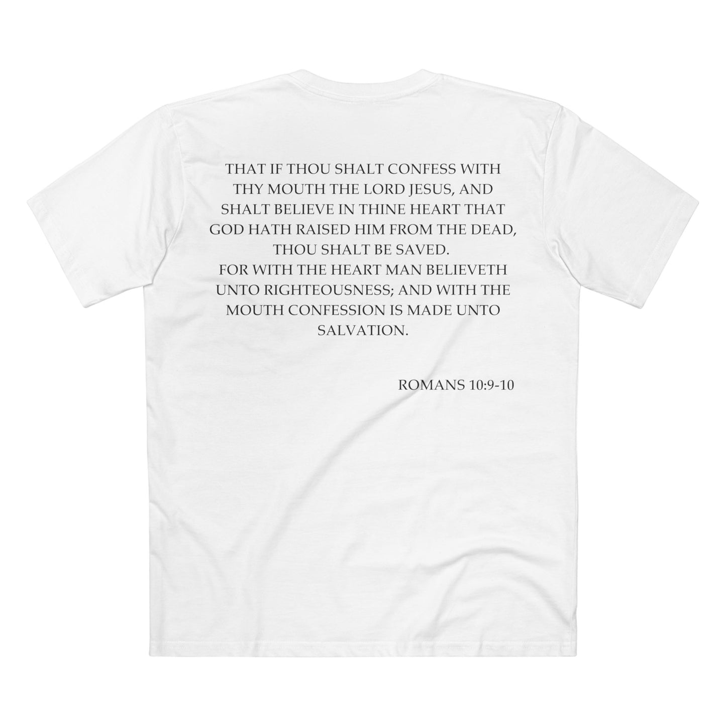 Romans 10:9-10 - Crewneck T-shirt