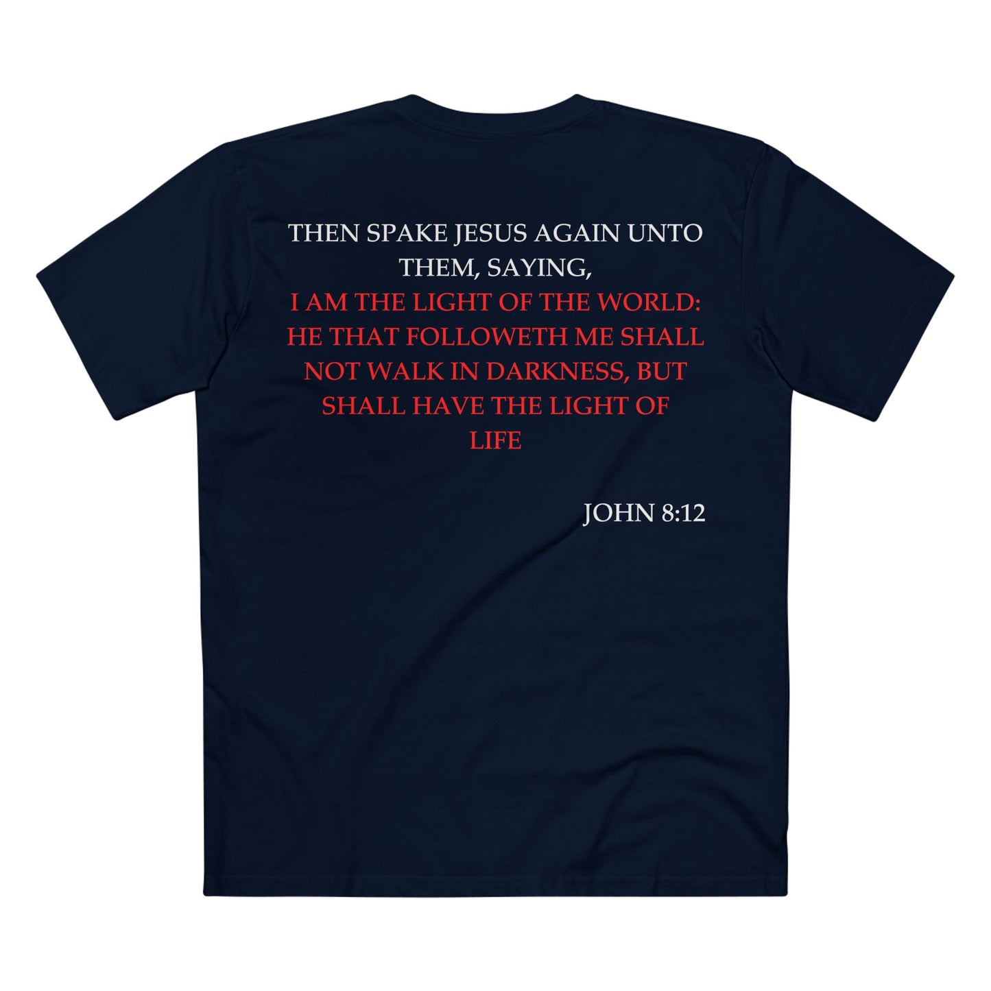 John 8:12 - Crewneck T-shirt