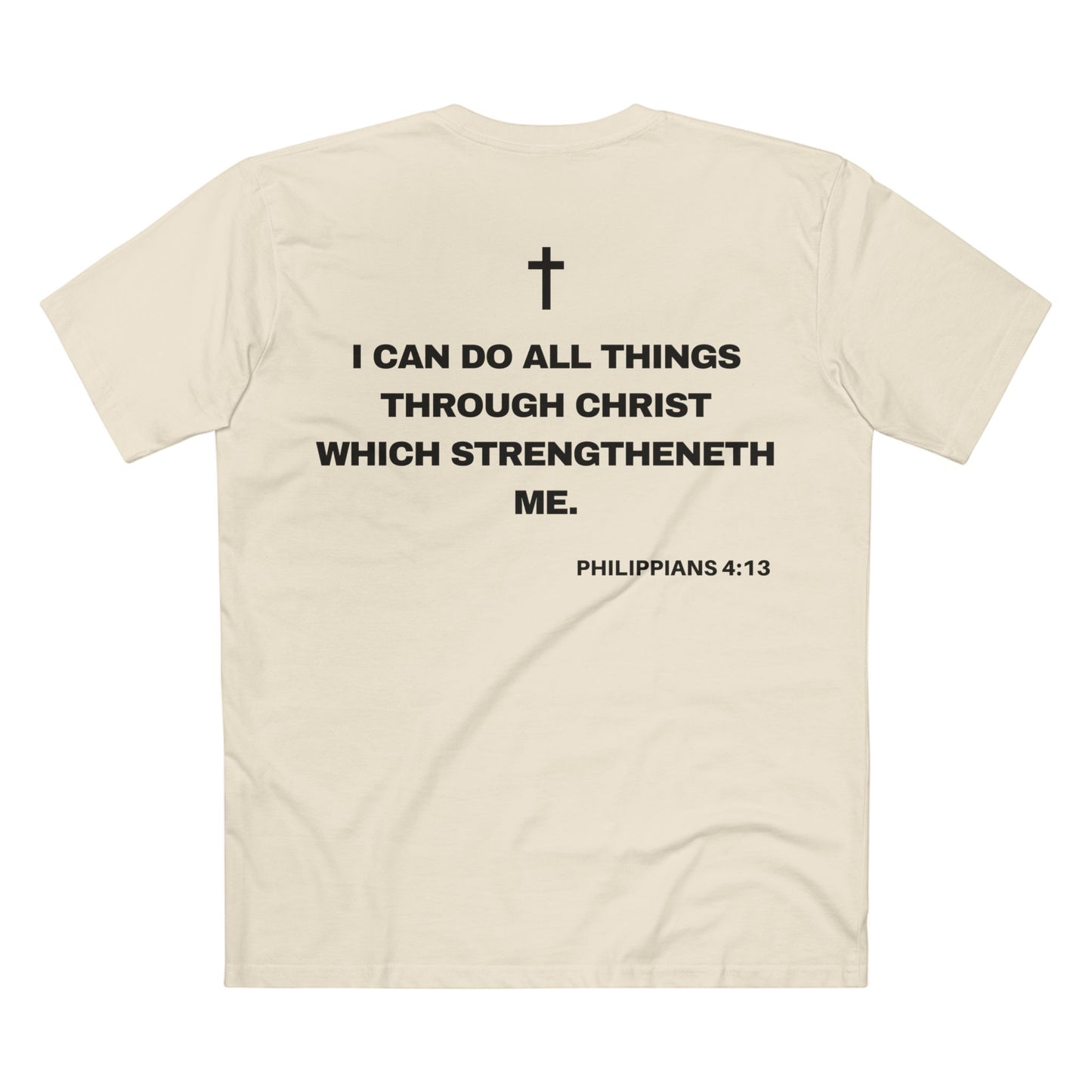 Philippians 4:13 - Crewneck T-shirt (Custom)