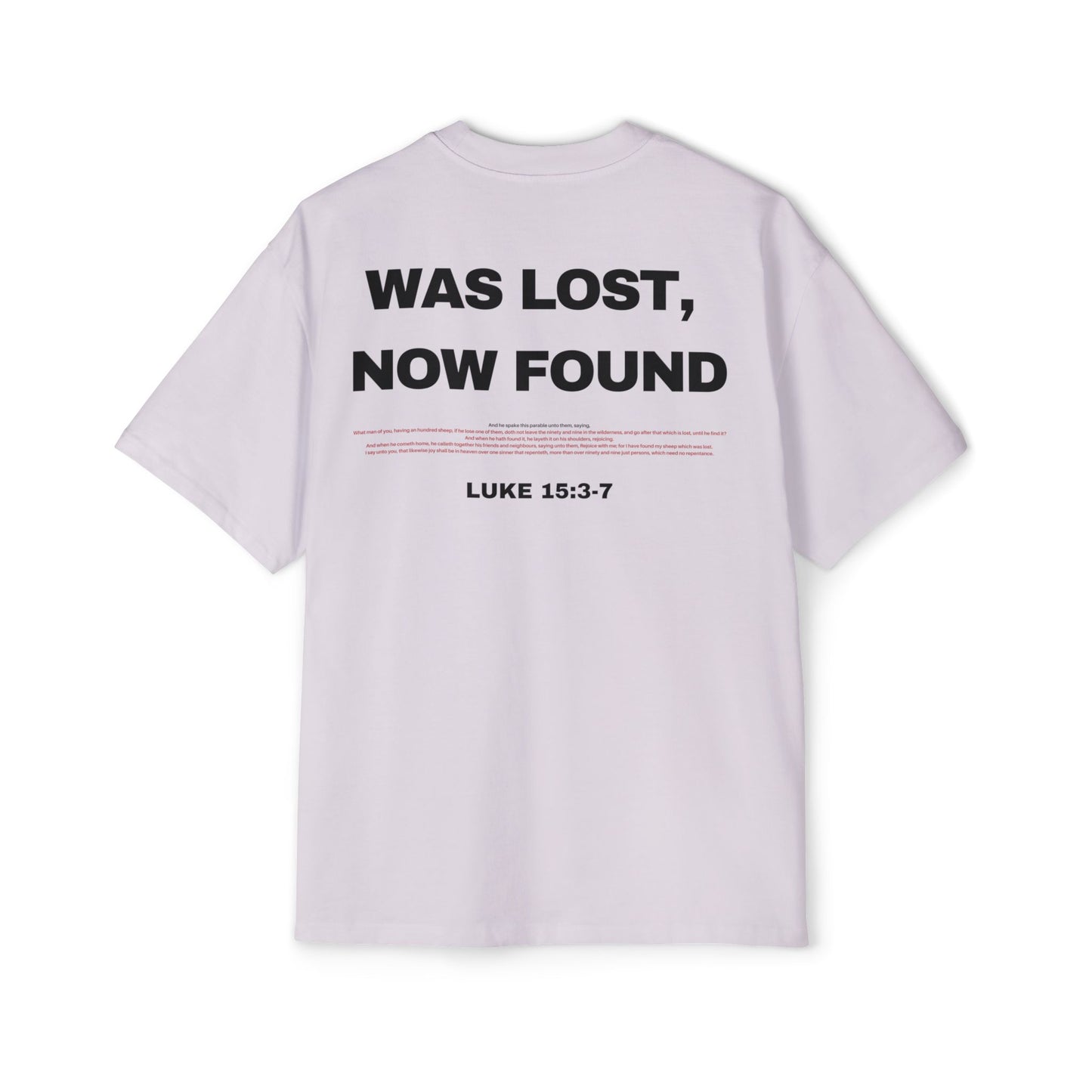 Luke 15:3-7 - Heavy Oversized Tee (Custom)