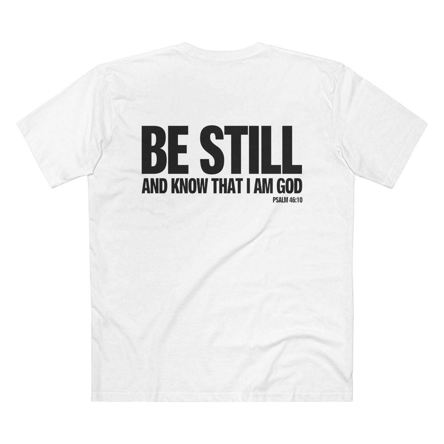 Psalm 46:10 - Crewneck T-shirt (Custom)