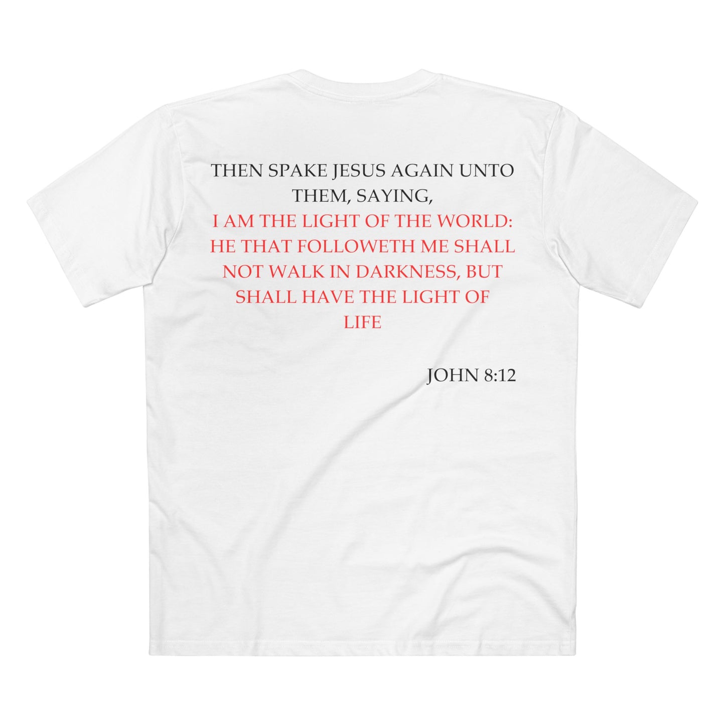 John 8:12 - Crewneck T-shirt