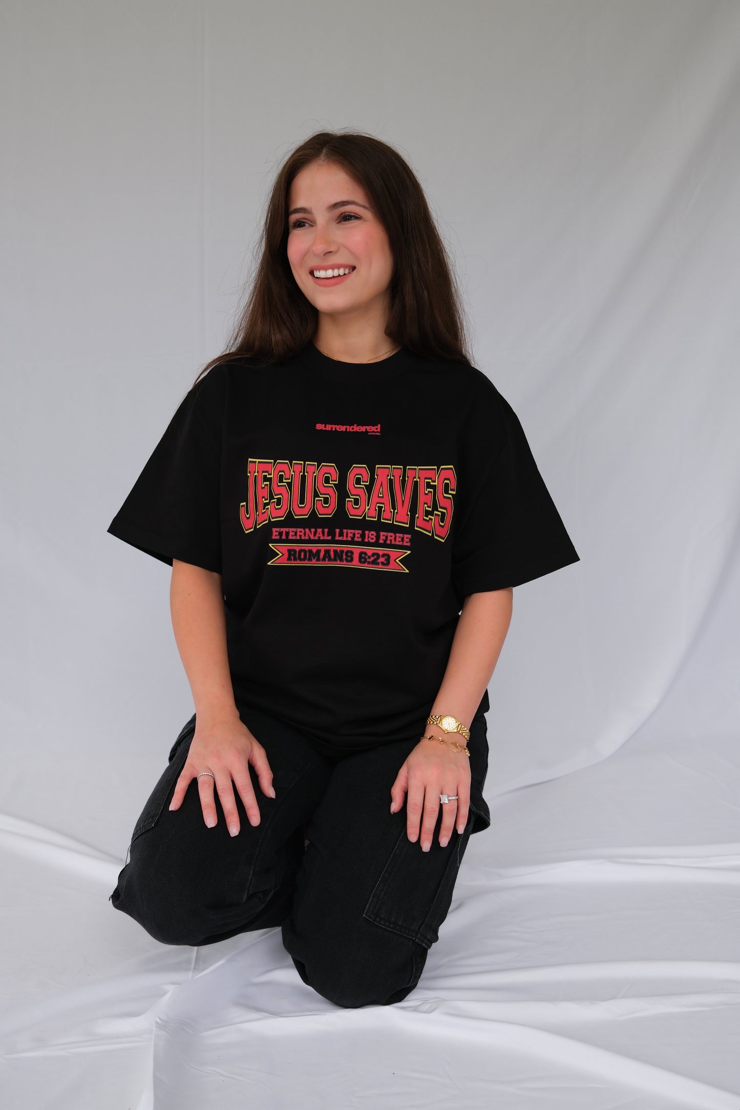 Jesus Saves - Heavy Oversized Tee (Drop #1)