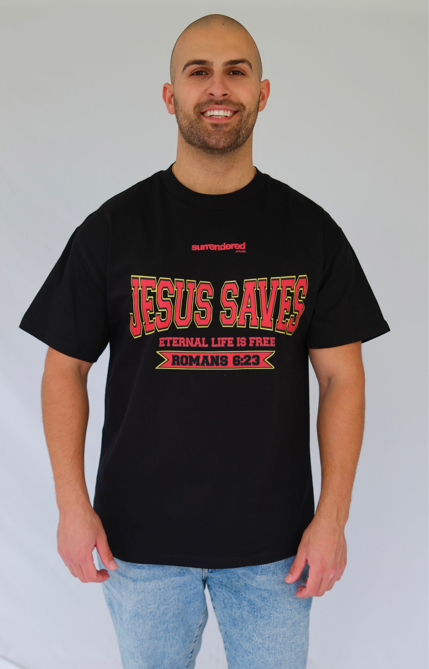 Jesus Saves - Heavy Oversized Tee (Drop #1)