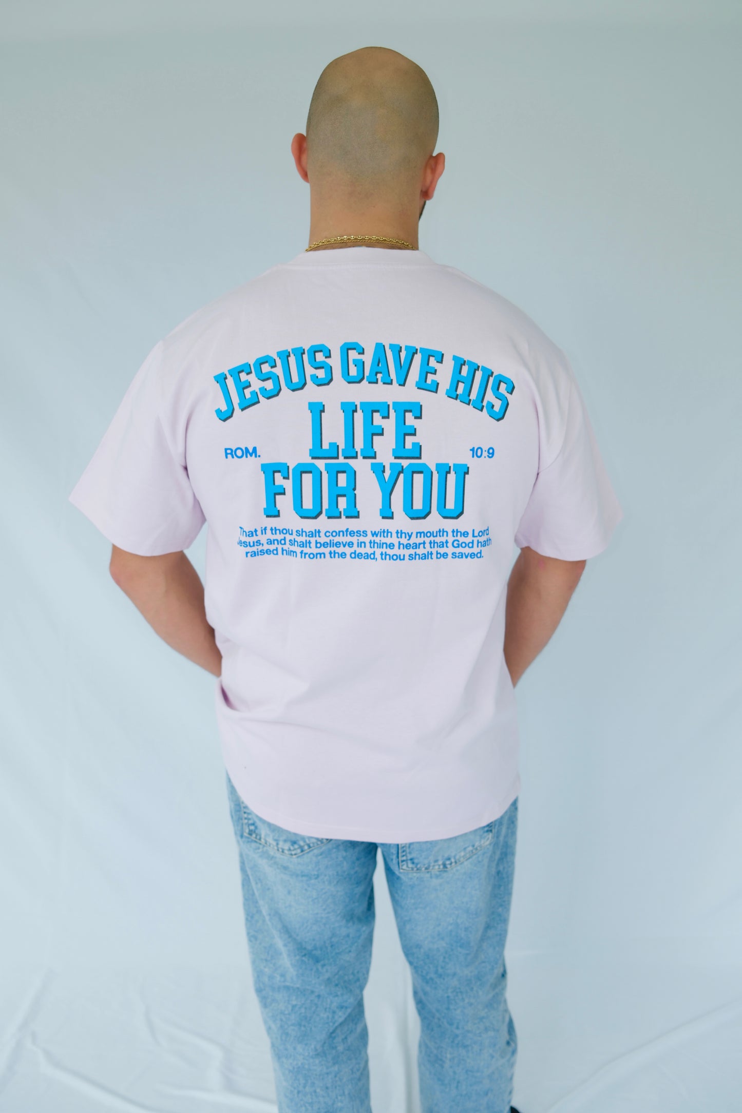 Jesus Gave His Life For You - Heavy Oversized Tee (Drop #1)