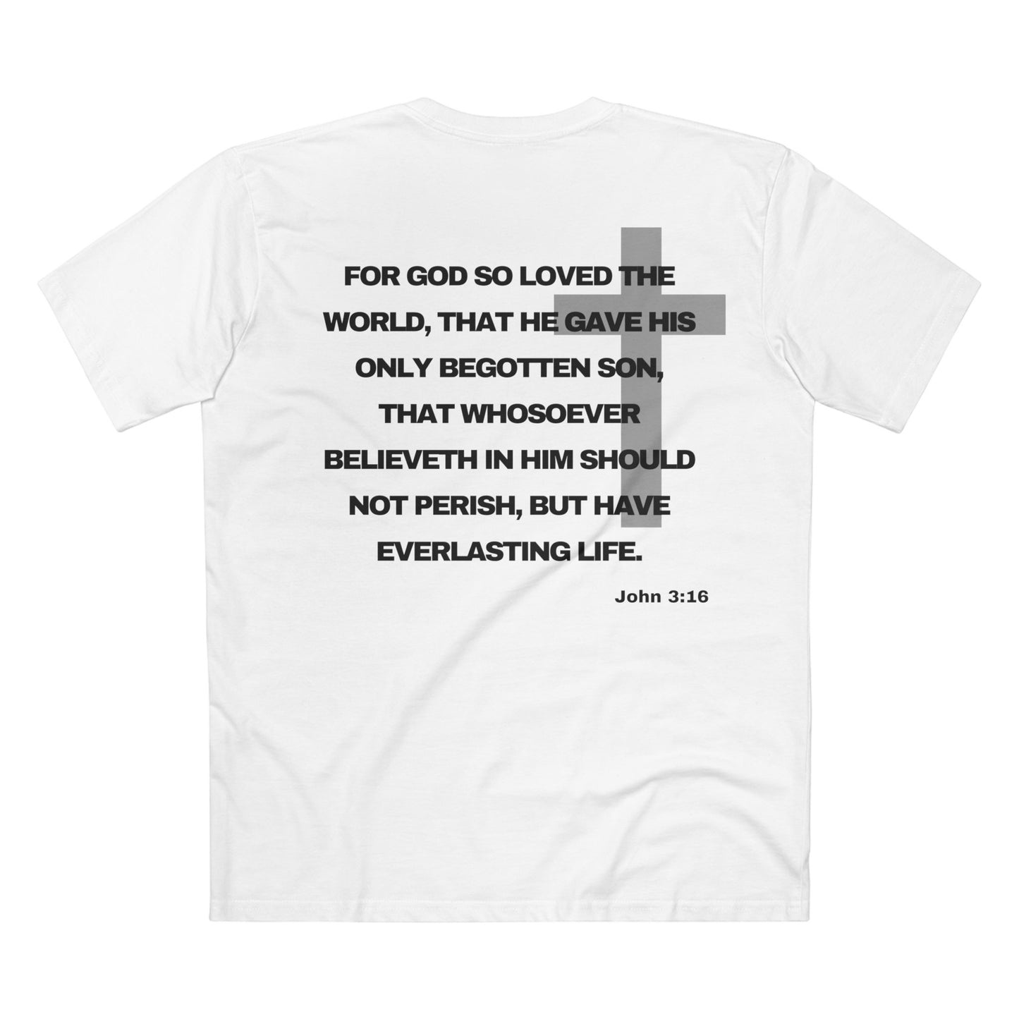 John 3:16 - Crewneck T-shirt (Custom)