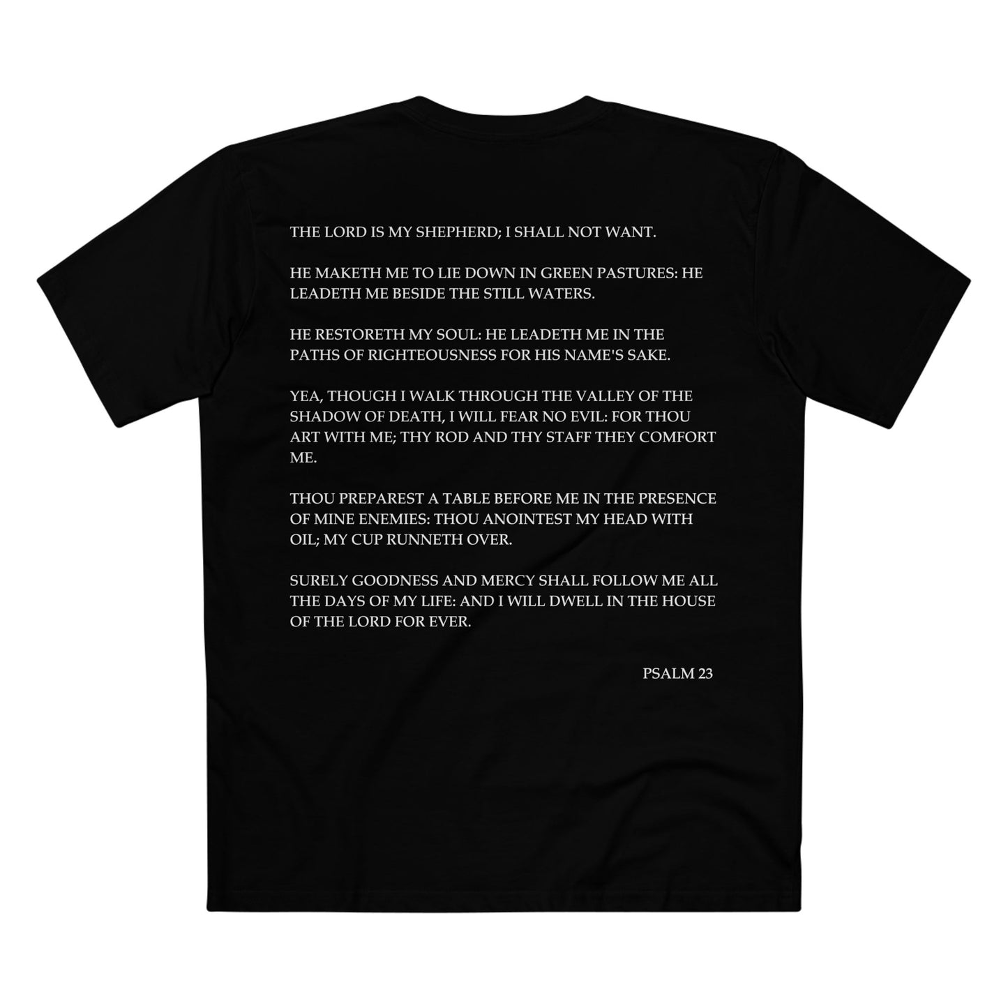 Psalm 23 - Crewneck T-shirt