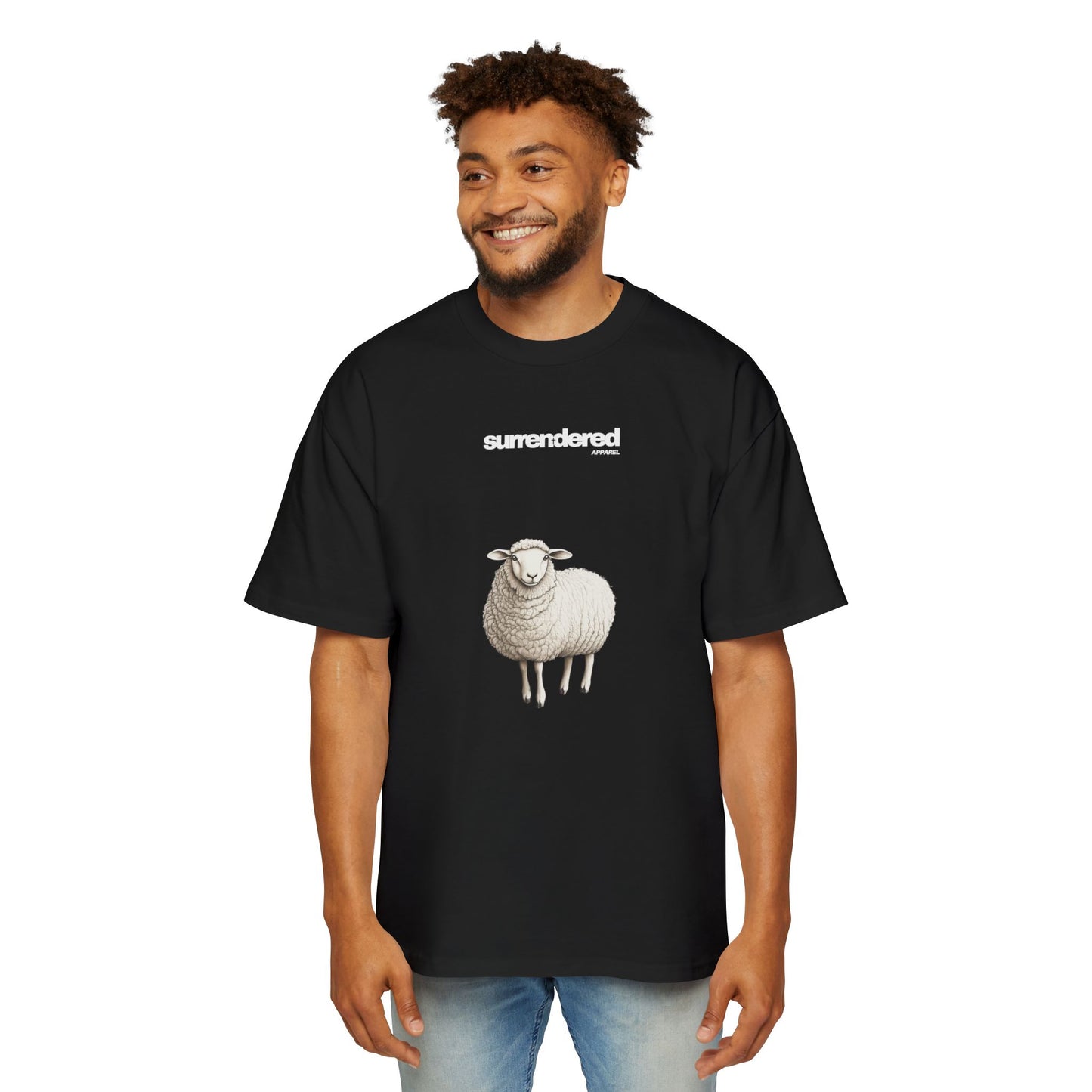 Luke 15:3-7 - Heavy Oversized Tee (Custom)