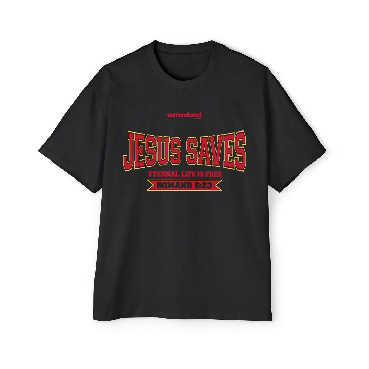 Jesus Saves - Heavy Oversized Tee (Drop #1)