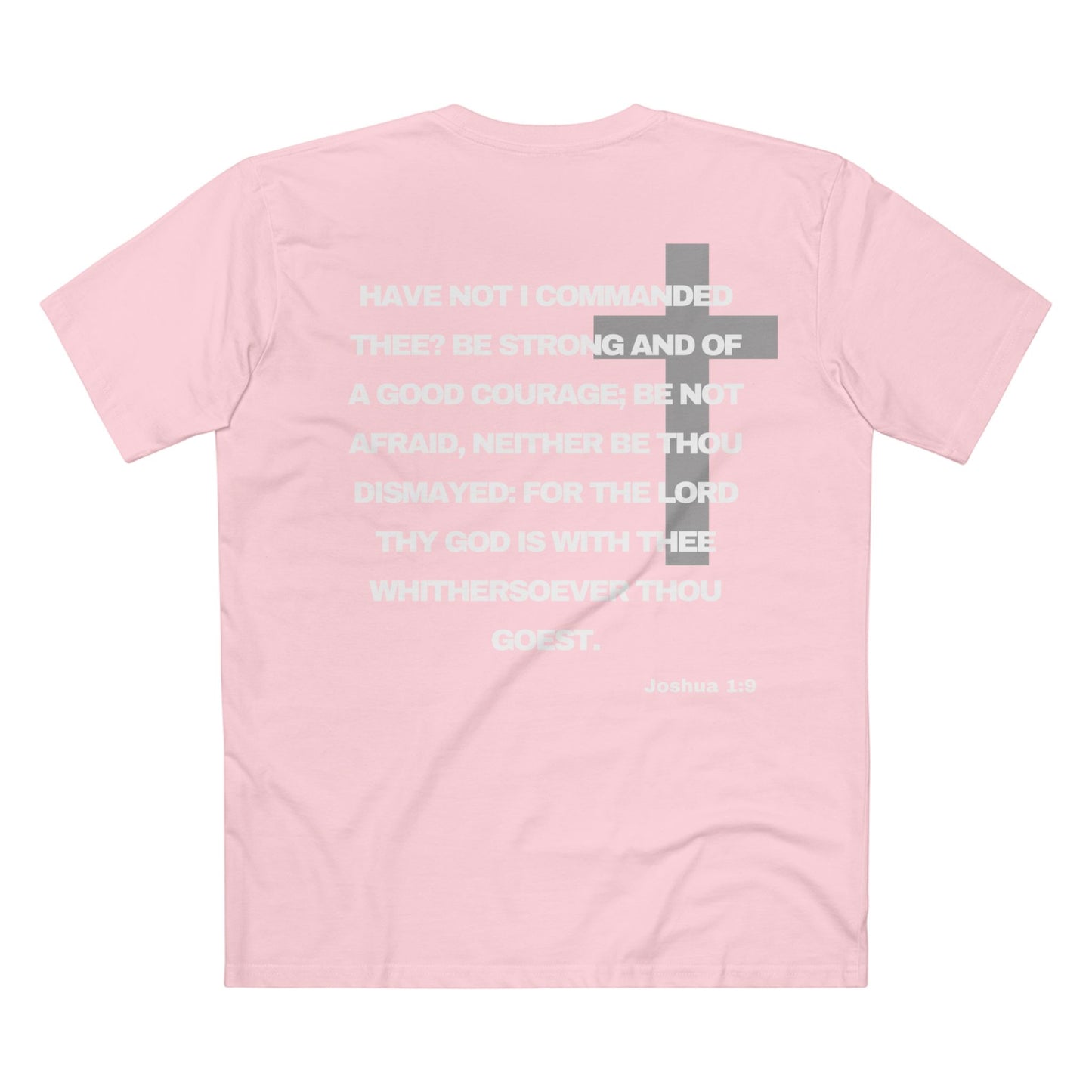 Joshua 1:9 - Crewneck T-shirt (Custom)