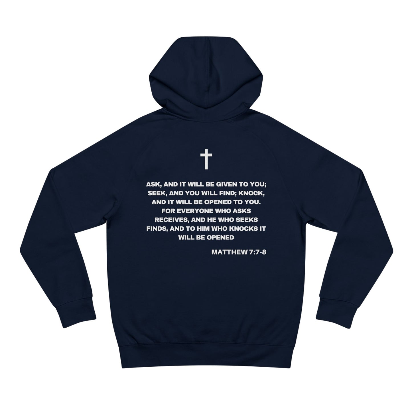 Matthew 7:7-8 - Premium Hoodie (custom)