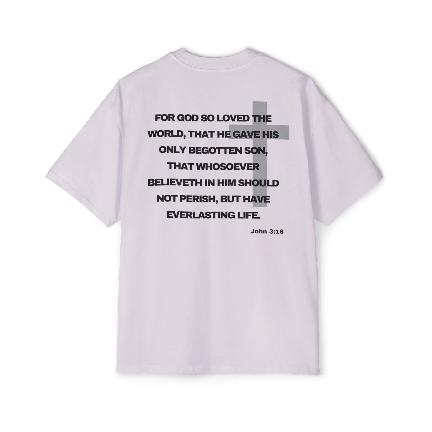 John 3:16 - Heavy Oversized Tee (Custom)