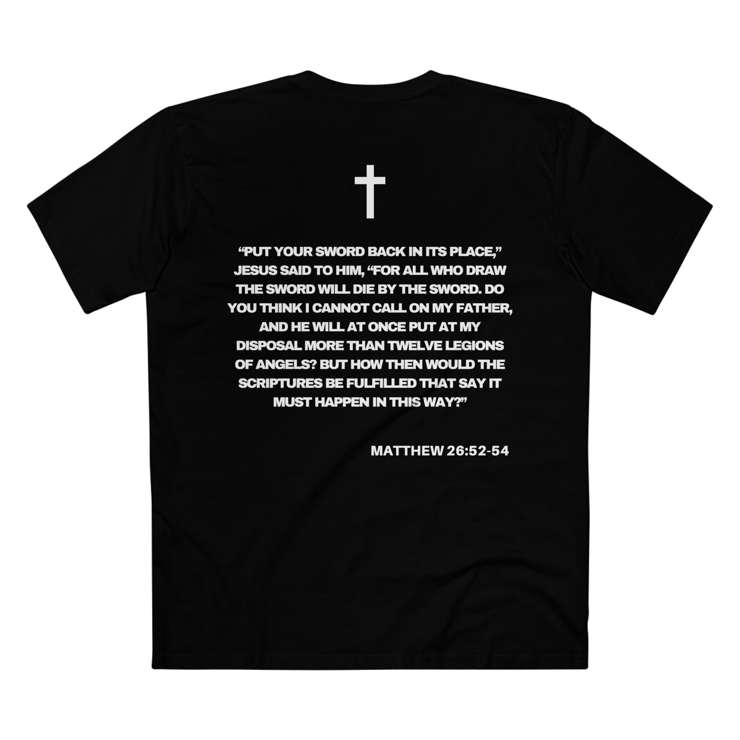 Matthew 26:52-54 - Crewneck T-shirt