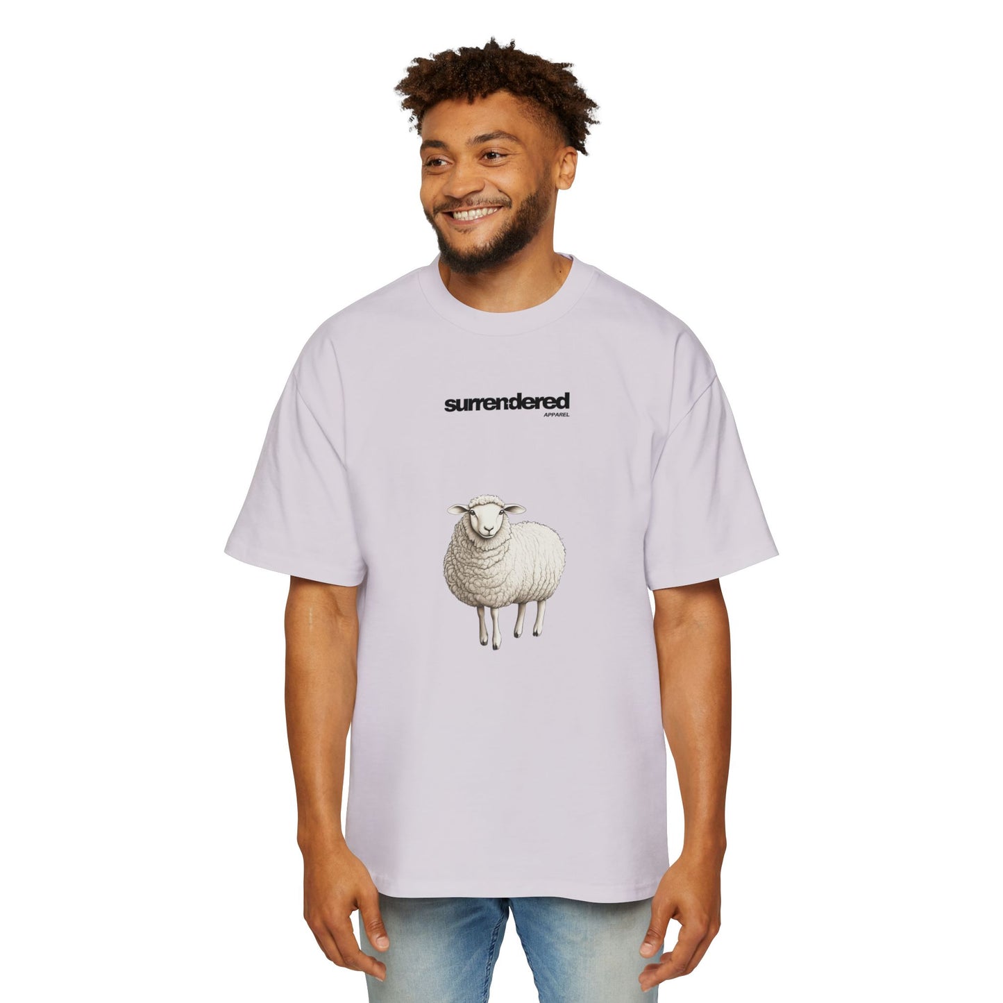 Luke 15:3-7 - Heavy Oversized Tee (Custom)