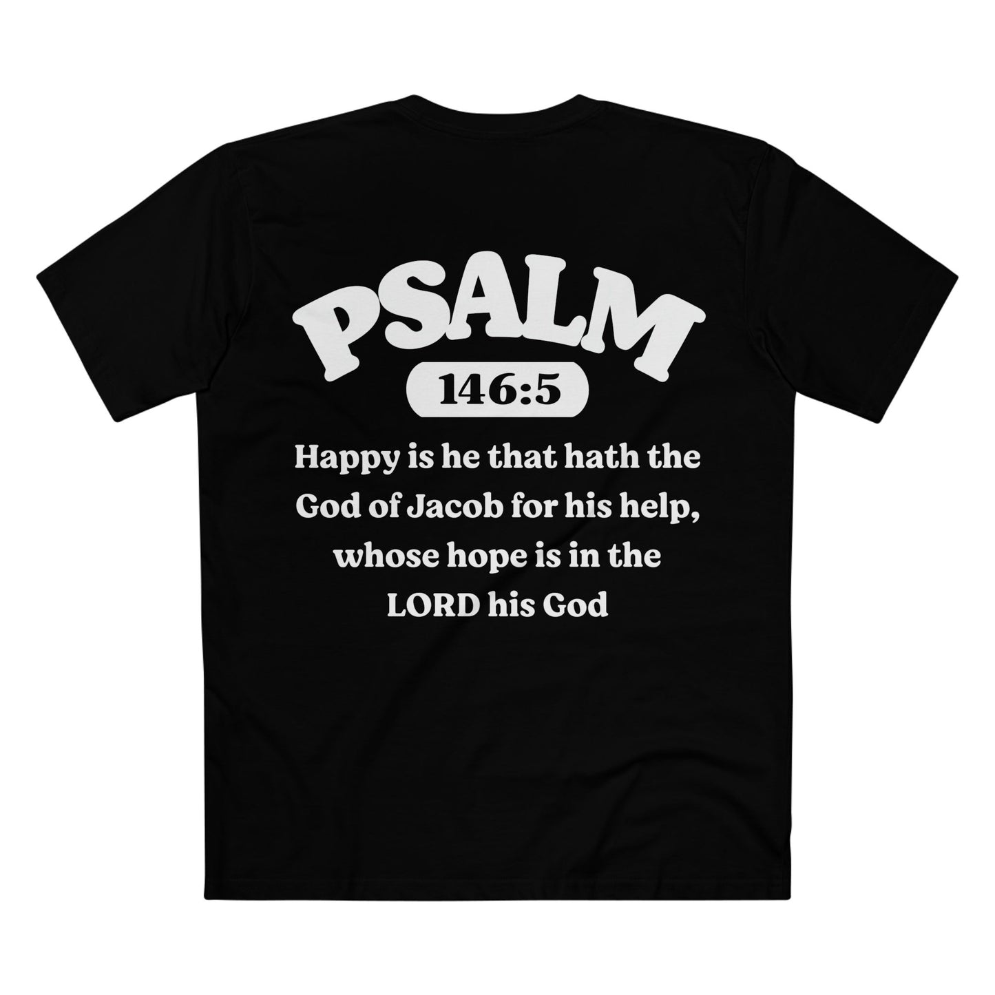 Psalm 146:5 - Crewneck T-shirt (Custom)