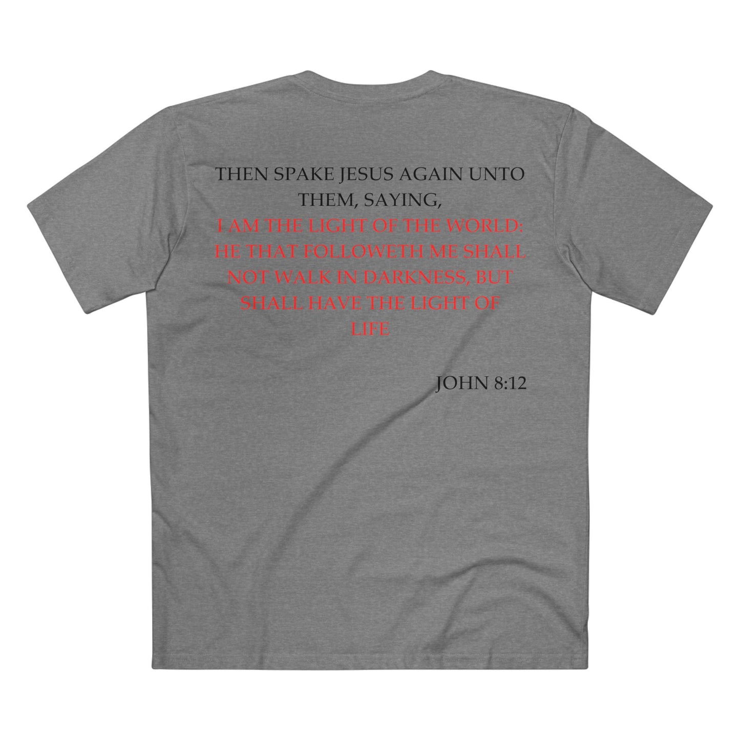 John 8:12 - Crewneck T-shirt