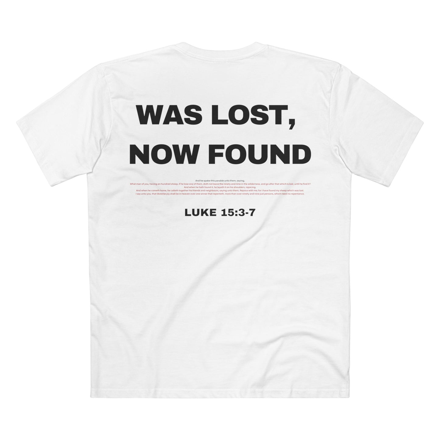Luke 15:3-7 - Crewneck T-shirt (Custom)