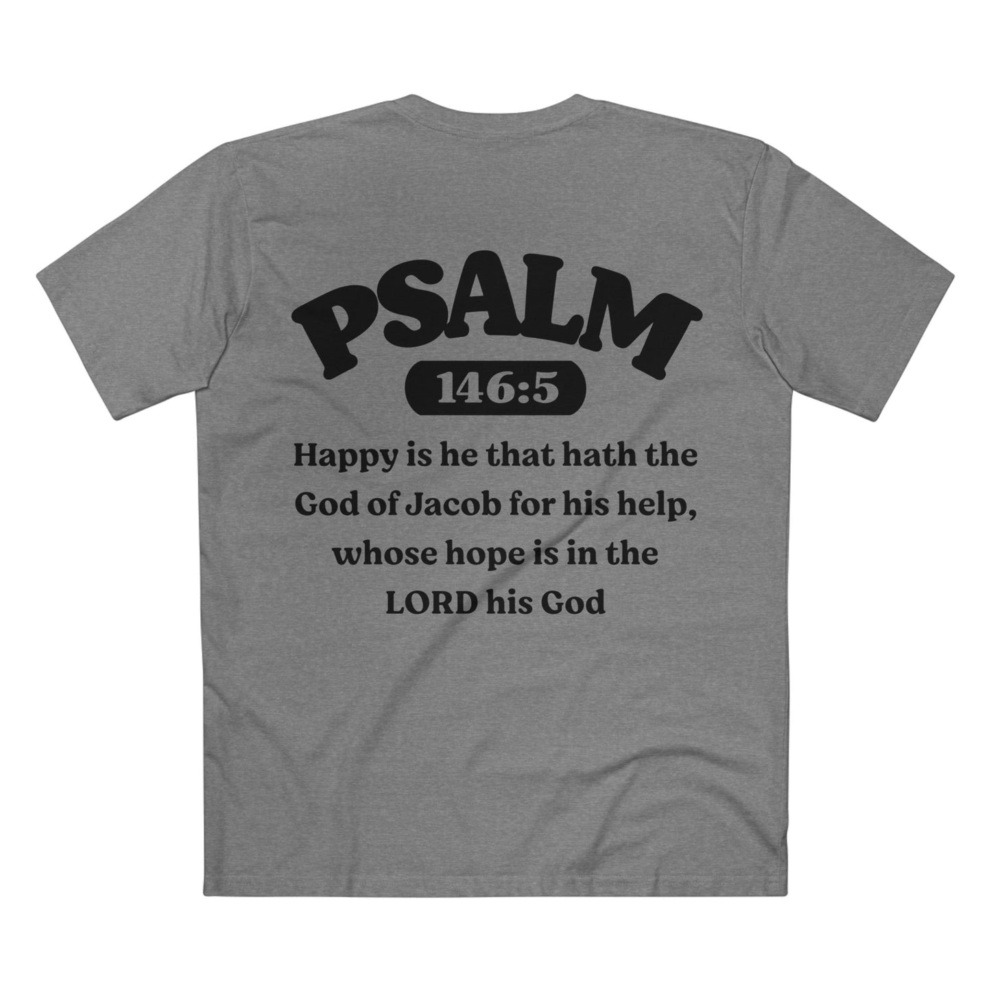 Psalm 146:5 - Crewneck T-shirt (Custom)