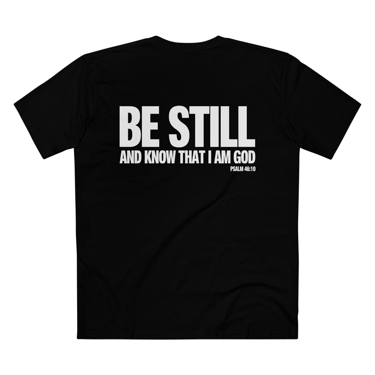 Psalm 46:10 - Crewneck T-shirt (Custom)