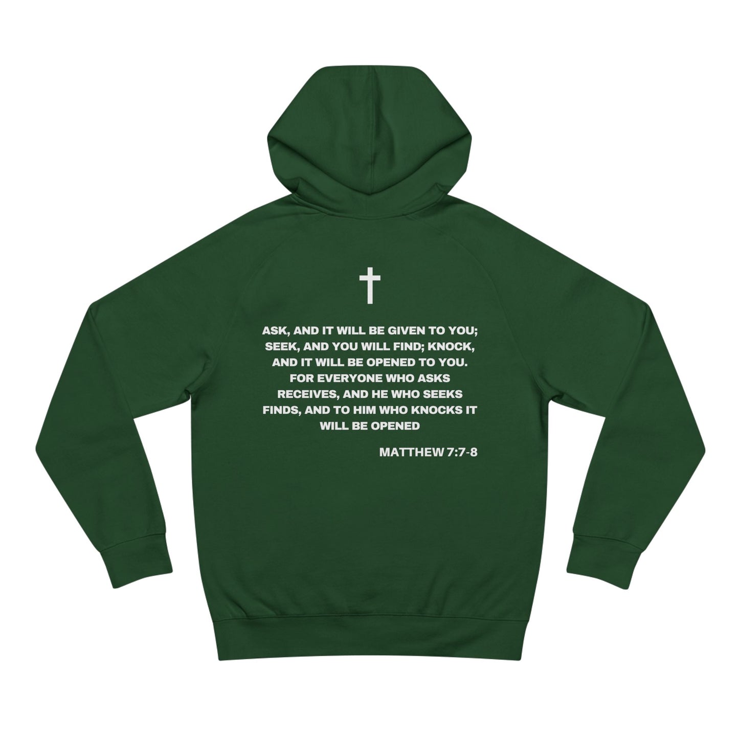 Matthew 7:7-8 - Premium Hoodie (custom)