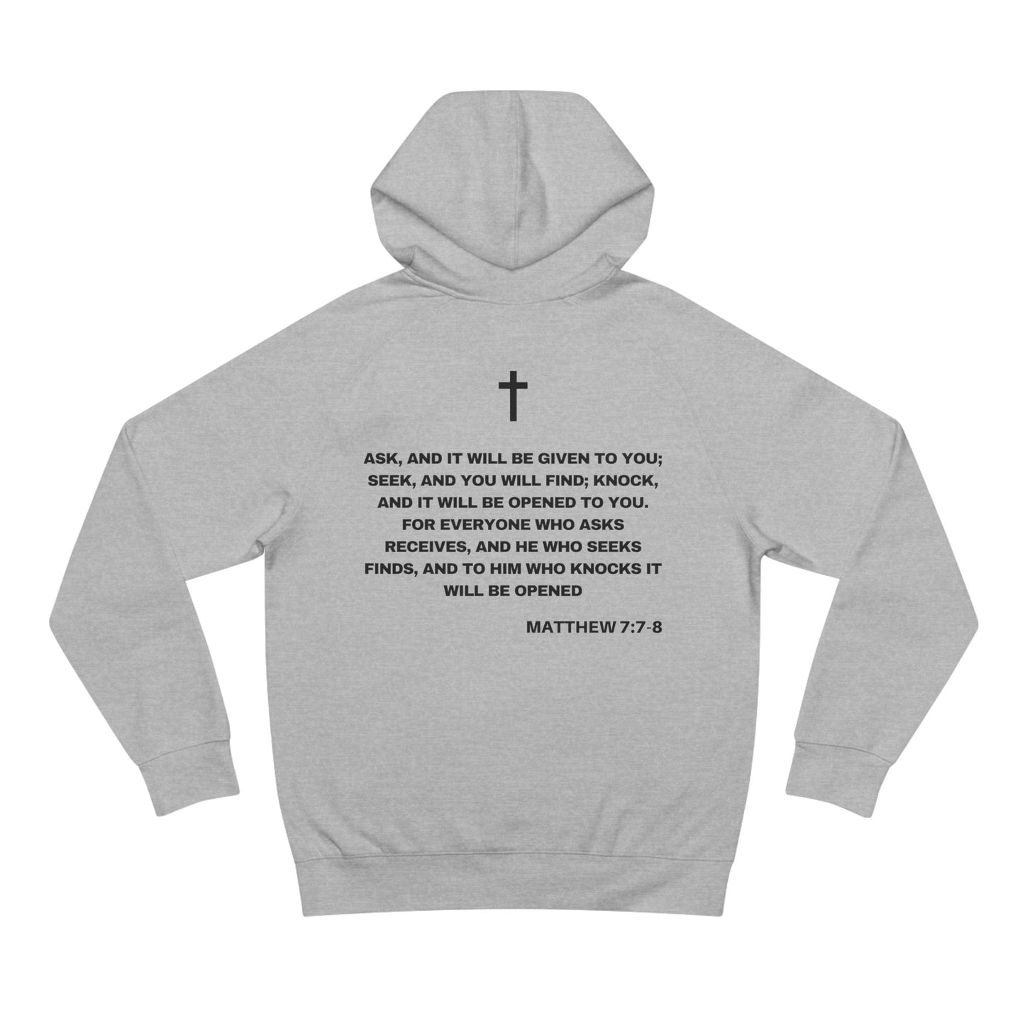 Matthew 7:7-8 - Premium Hoodie (custom)