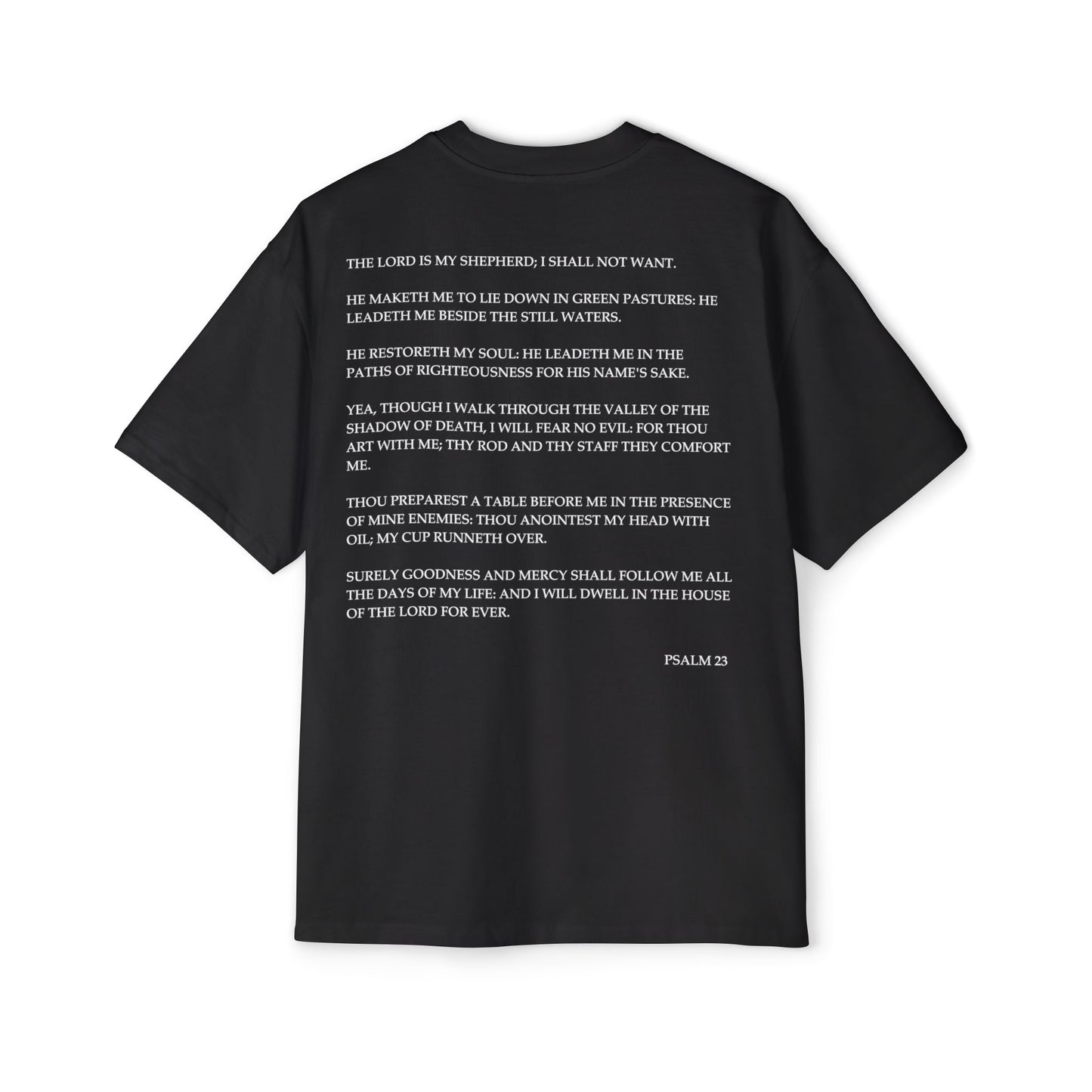 Psalm 23 - Heavy Oversized Tee
