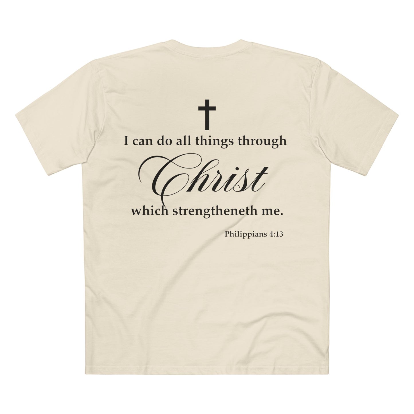 Philippians 4:13 - Crewneck T-shirt (Custom)