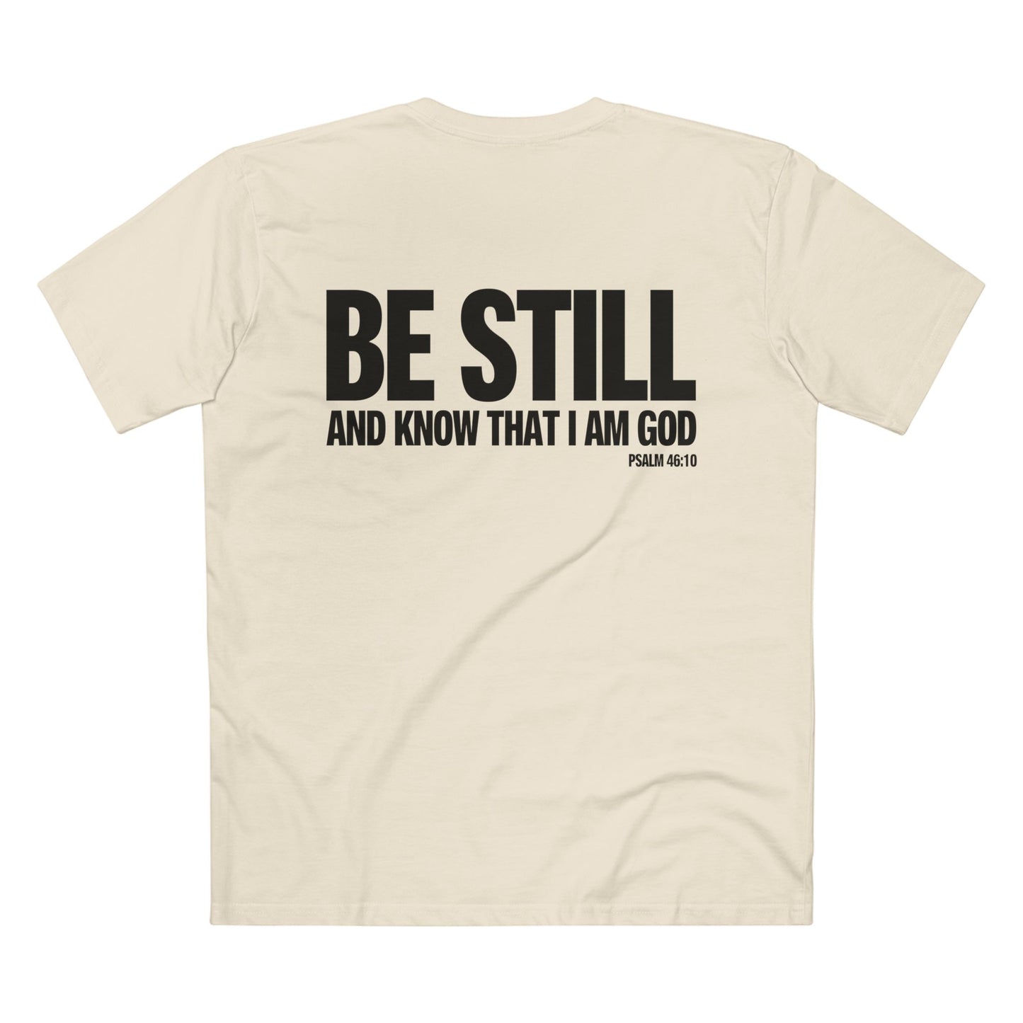 Psalm 46:10 - Crewneck T-shirt (Custom)
