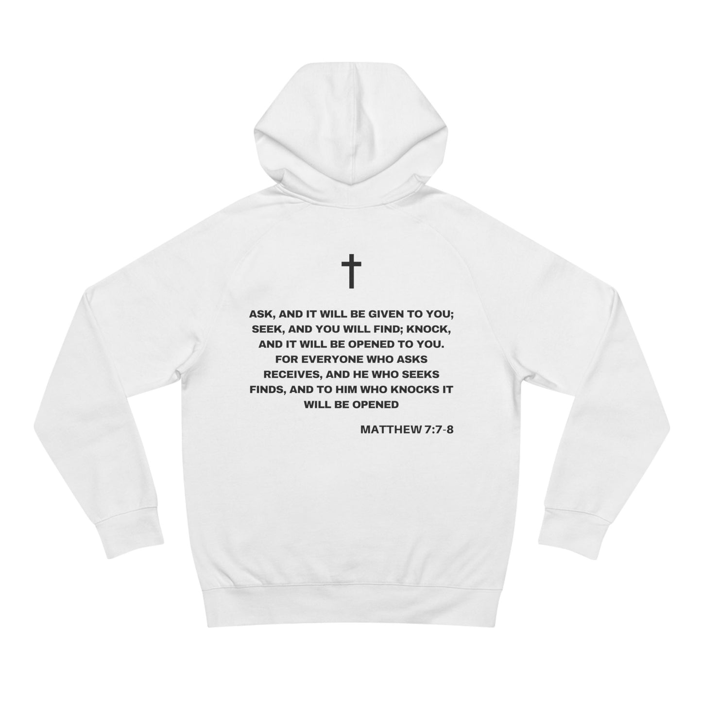 Matthew 7:7-8 - Premium Hoodie (custom)
