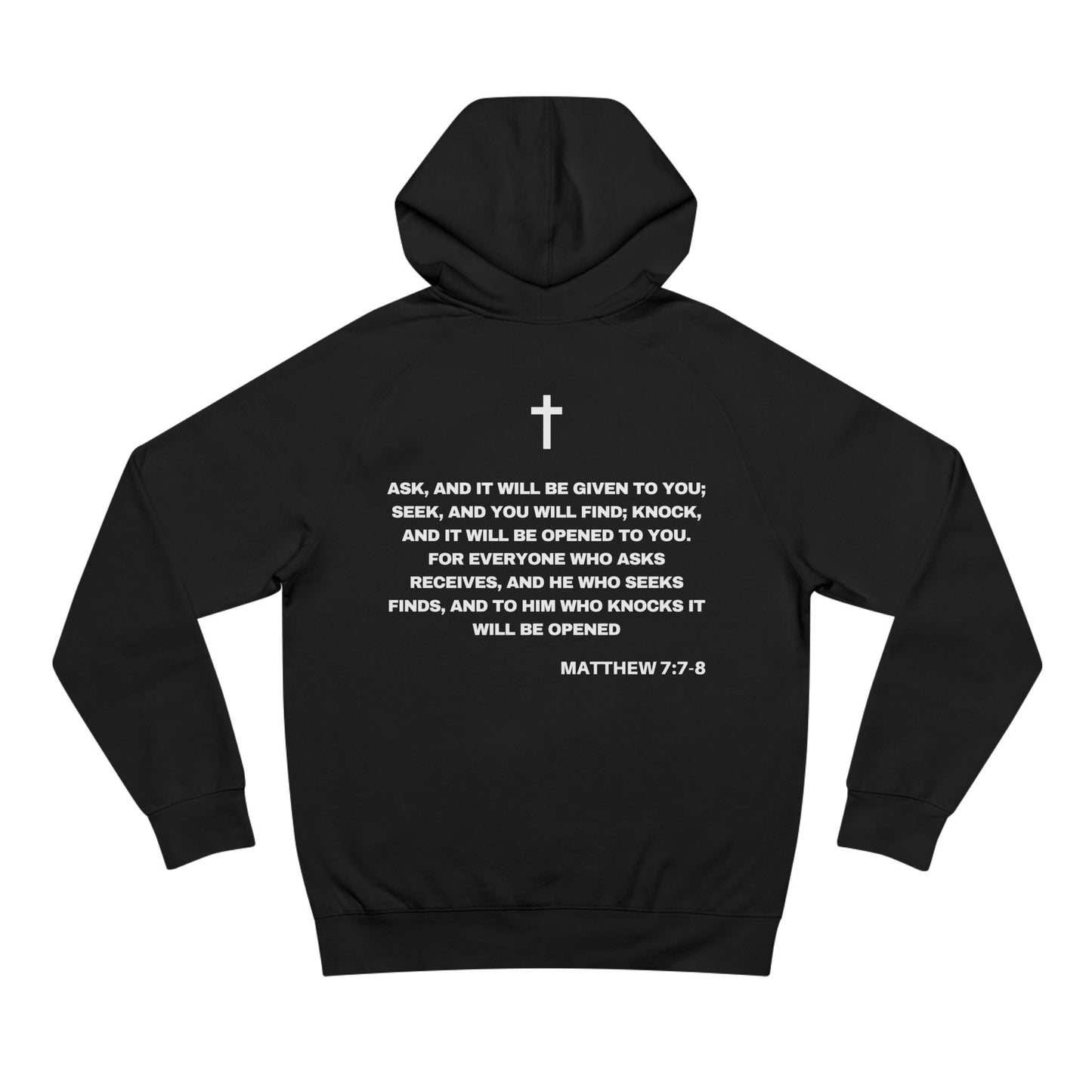 Matthew 7:7-8 - Premium Hoodie (custom)