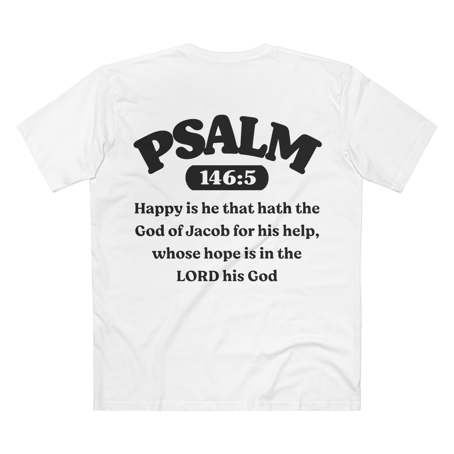 Psalm 146:5 - Crewneck T-shirt (Custom)