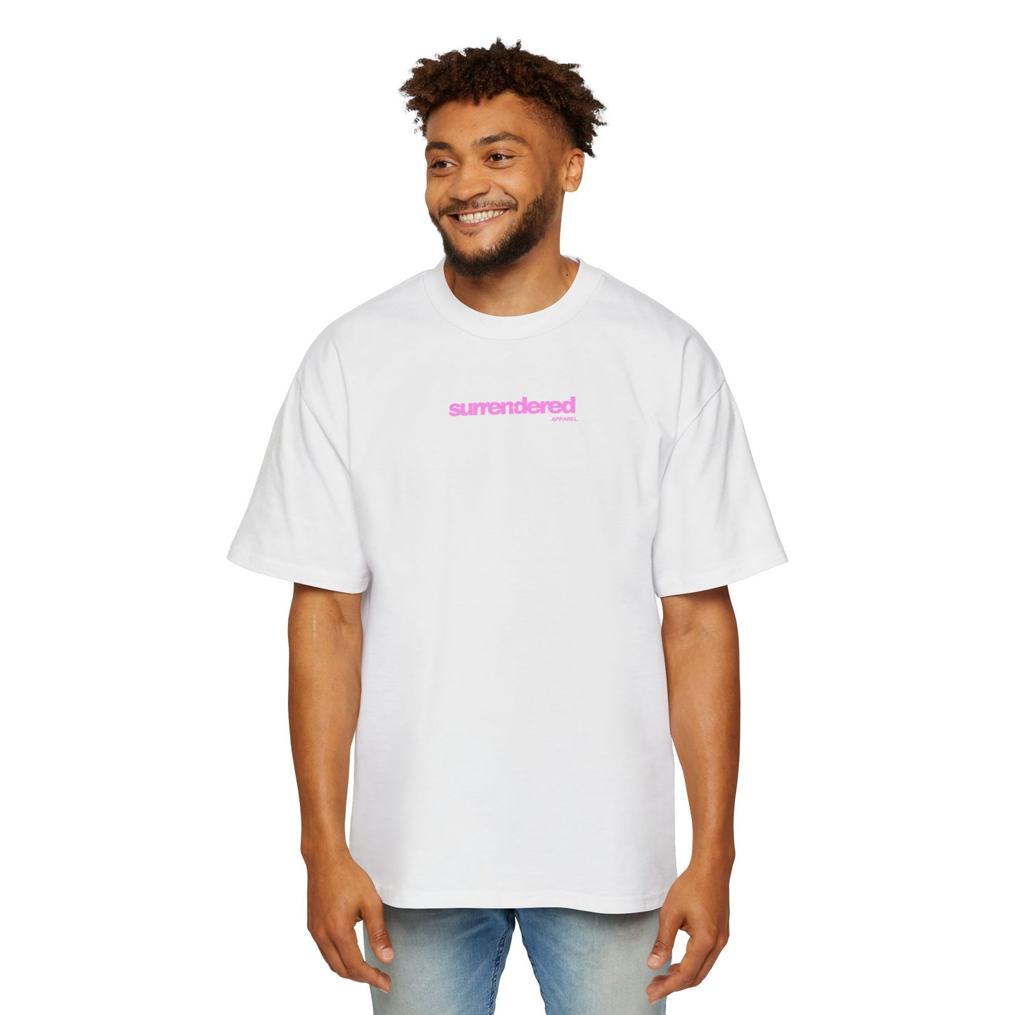 Psalm 31:24 - Heavy Oversized Tee (Custom)