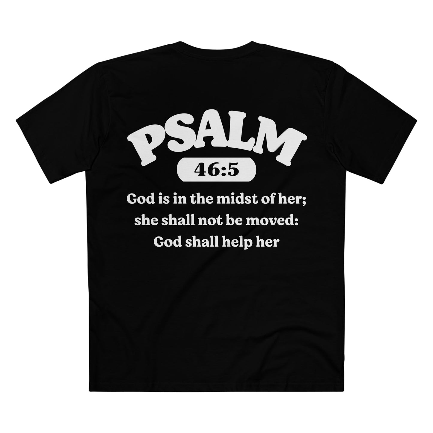 Psalm 46:5 - Crewneck T-shirt (Custom)
